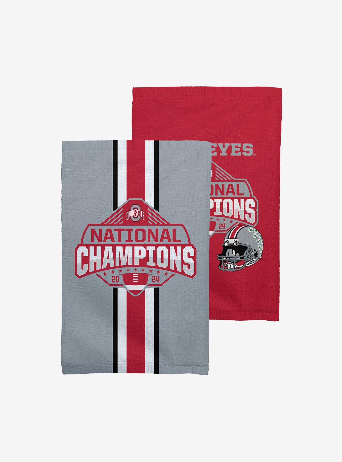 NCAA Ohio State Buckeyes 2024 FBC Champs Fan Towel 2 Pack, , hi-res