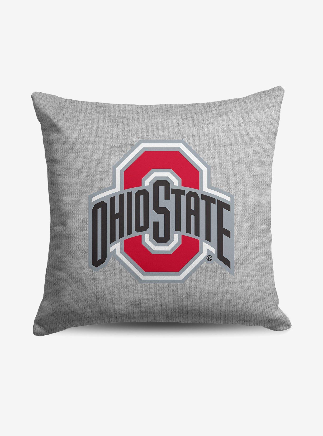 NCAA Ohio State Buckeyes Logo Sweatshirt Pillow, , hi-res