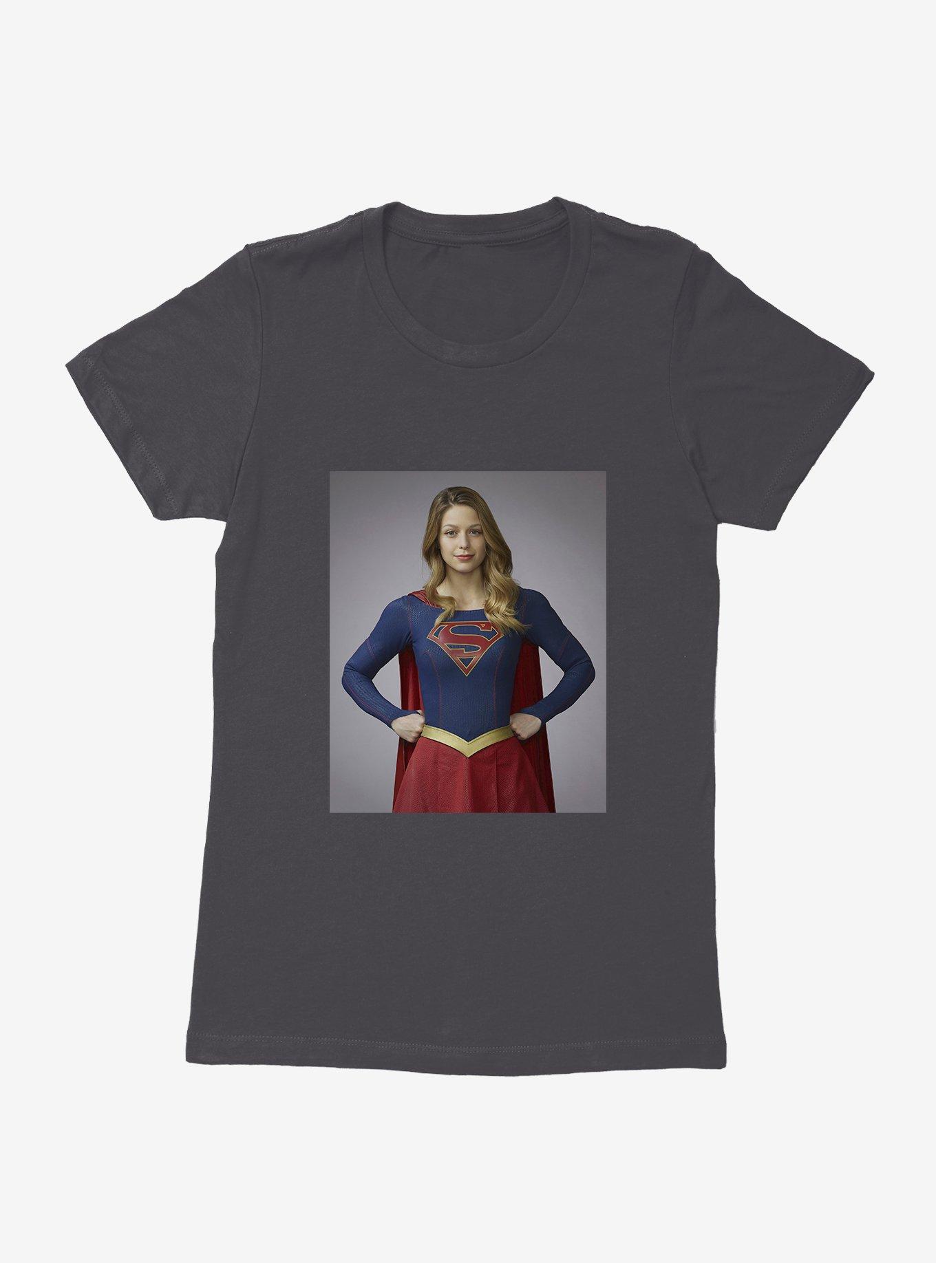 Supergirl Hero Pose Womens T-Shirt, , hi-res