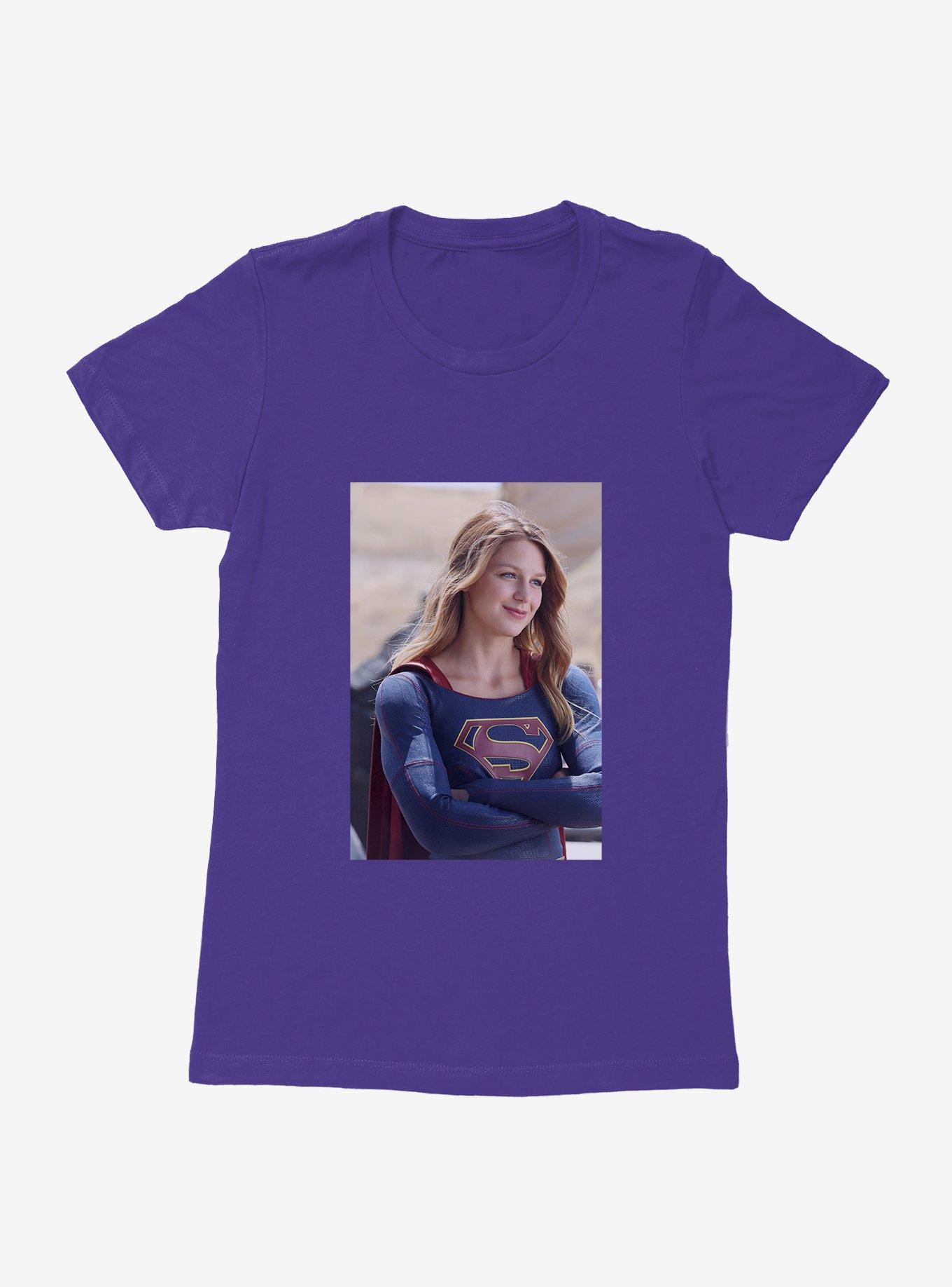 Supergirl Crossed Arms Womens T-Shirt, , hi-res