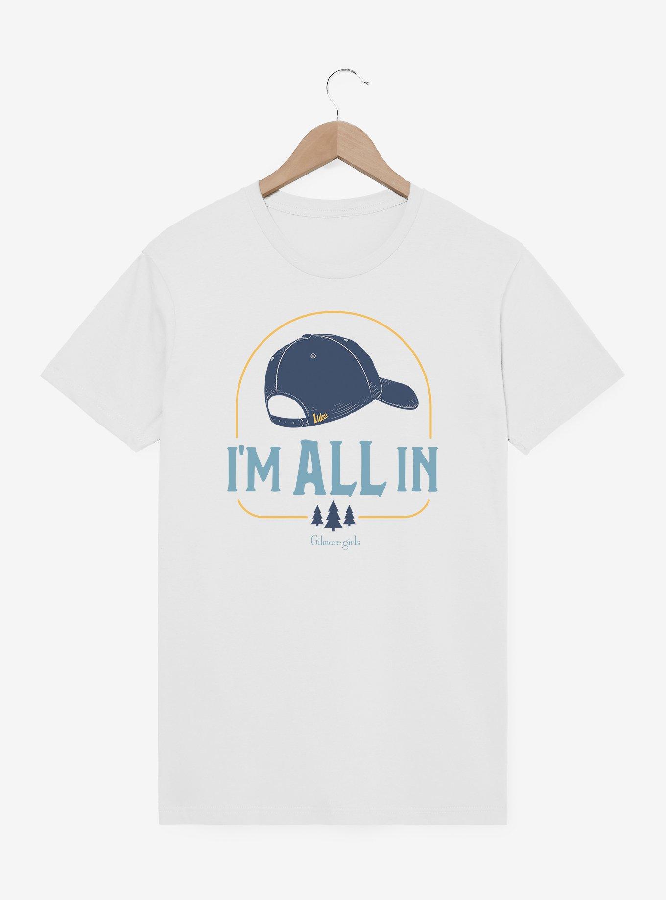 Glmore Girls I'm All In Luke Hat T-Shirt, , hi-res