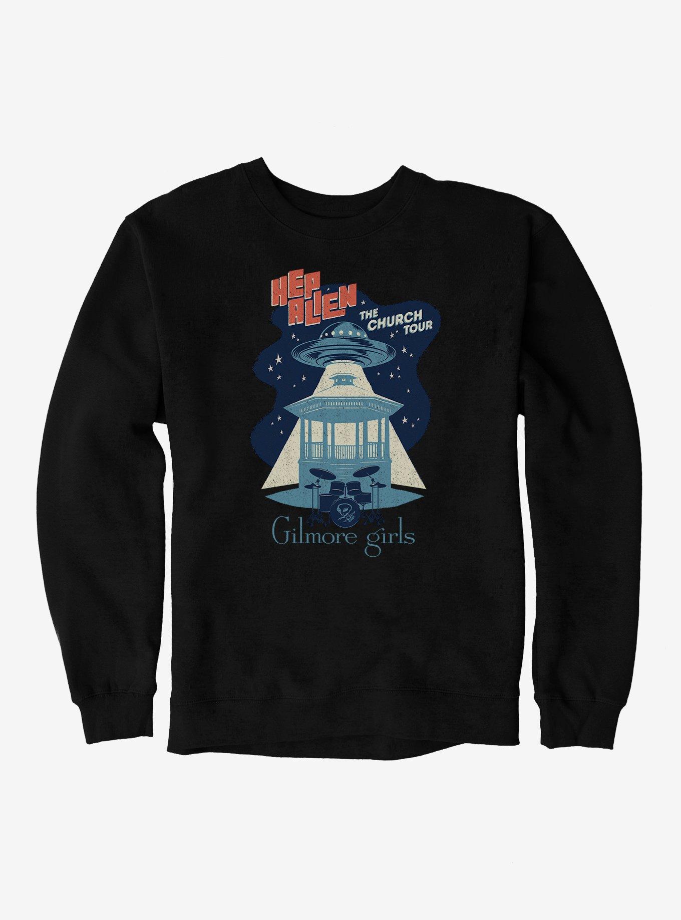 Gilmore Girls Hep Alien The Church Tour Sweatshirt, BLACK, hi-res