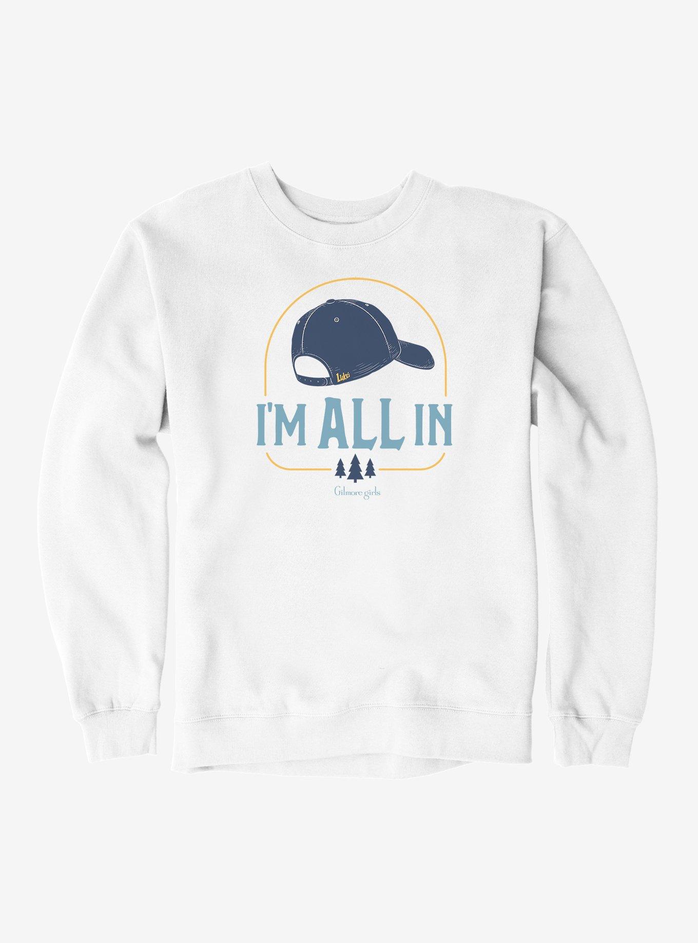 Glmore Girls I'm All In Luke Hat Sweatshirt, , hi-res