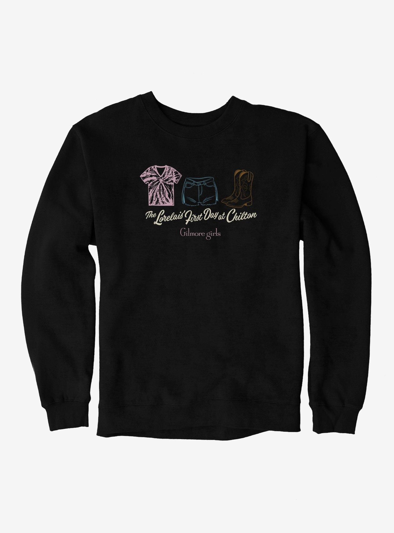 Gilmore Girls Lorelai's First Day At Chilton Sweatshirt, BLACK, hi-res