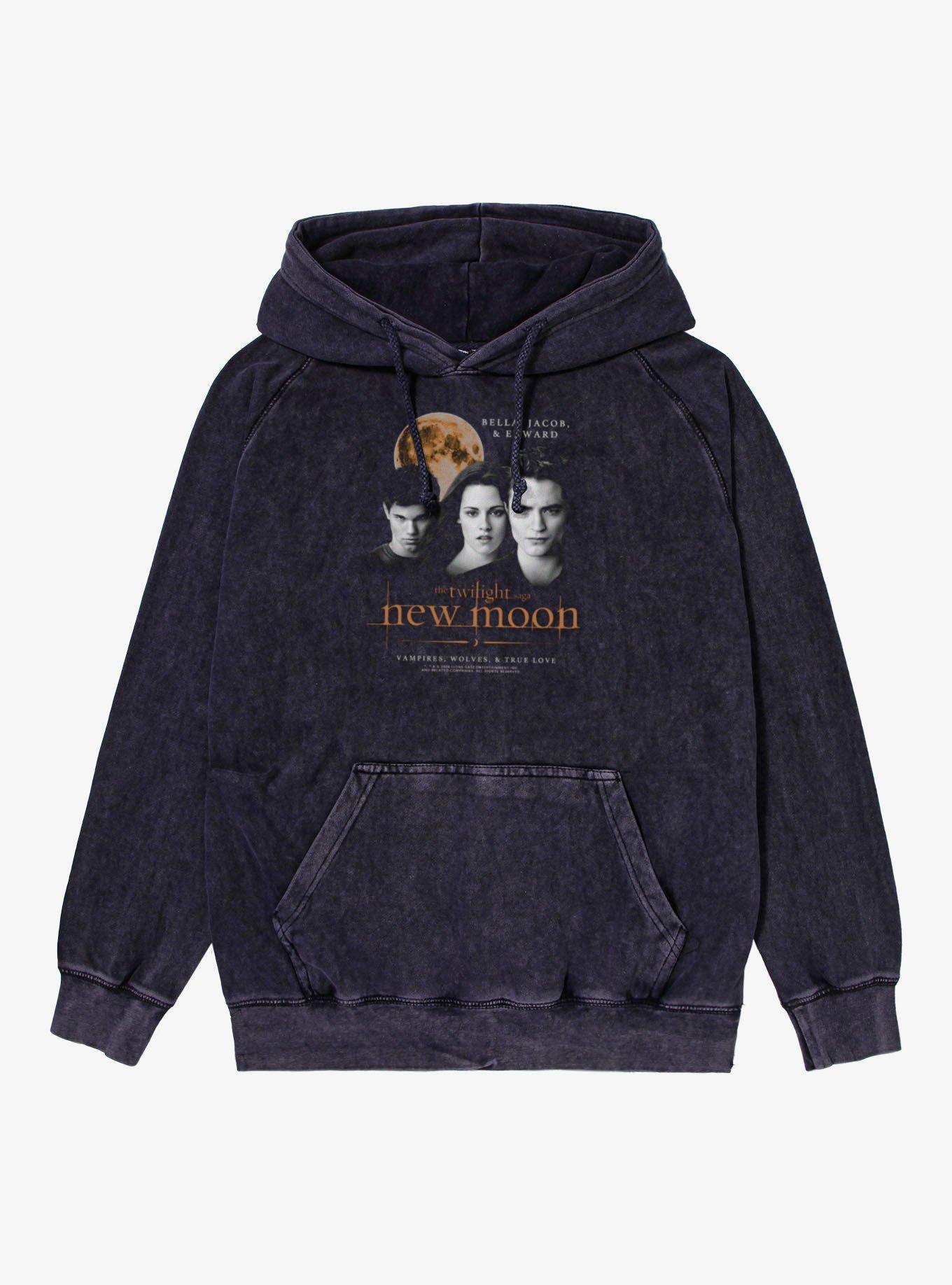 Twilight New Moon Bella, Jacob & Edward Mineral Wash Hoodie, , hi-res
