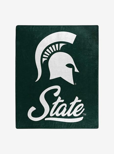 NCAA Michigan State Signature Raschel Throw Blanket | Hot Topic