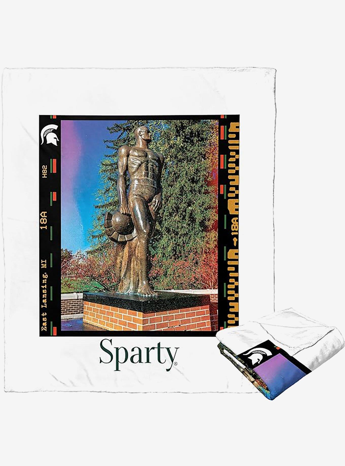NCAA Michigan State Campus Life Silk Touch Throw Blanket, , hi-res