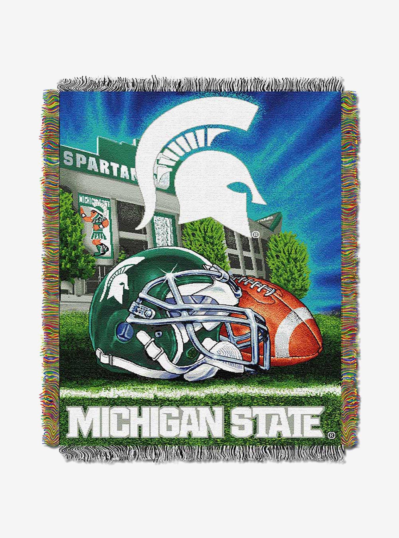 NCAA Michigan State Homefield Advantage Woven Tapestry Throw Blanket, , hi-res