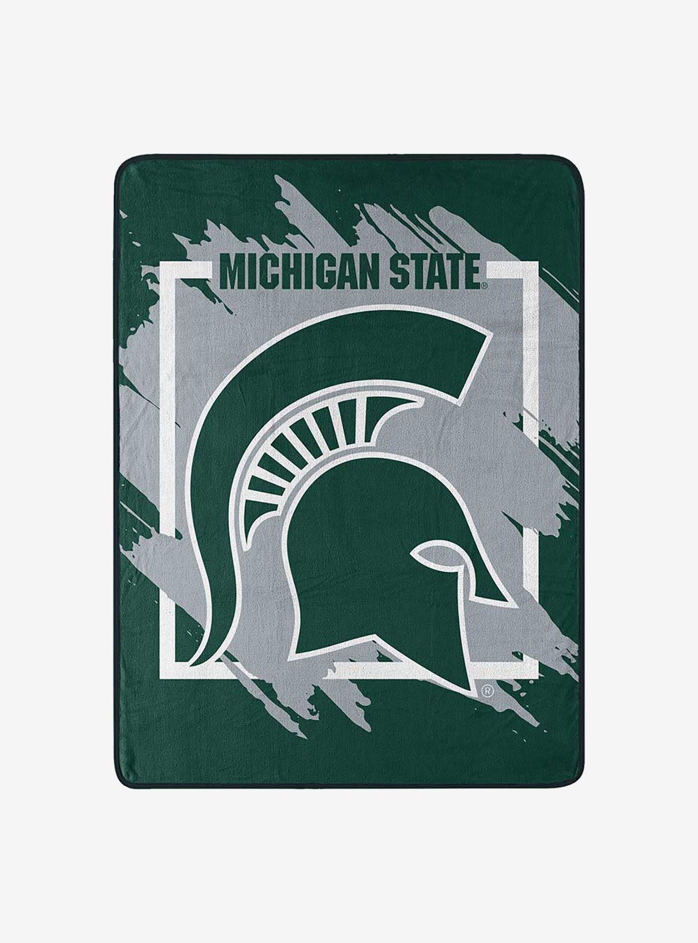 NCAA Michigan State Dimensional Micro Raschel Throw Blanket, , hi-res