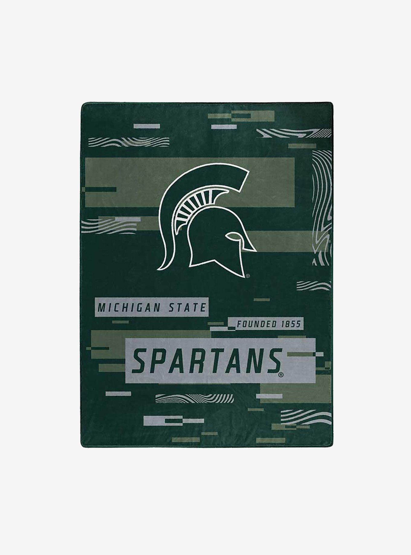 NCAA Michigan State Digitize Raschel Throw Blanket, , hi-res