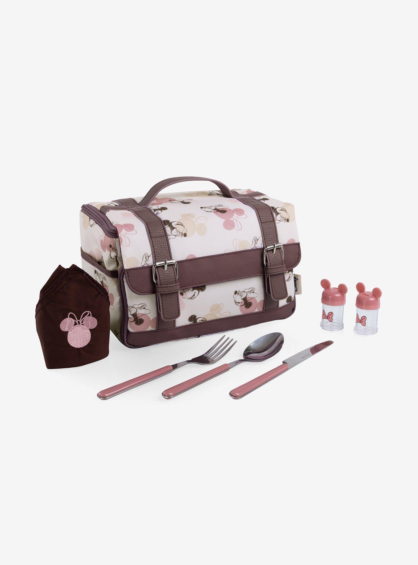 Disney Minnie Mouse Beige with Vintage Pink Sketch Lunch Cooler Bag, , hi-res