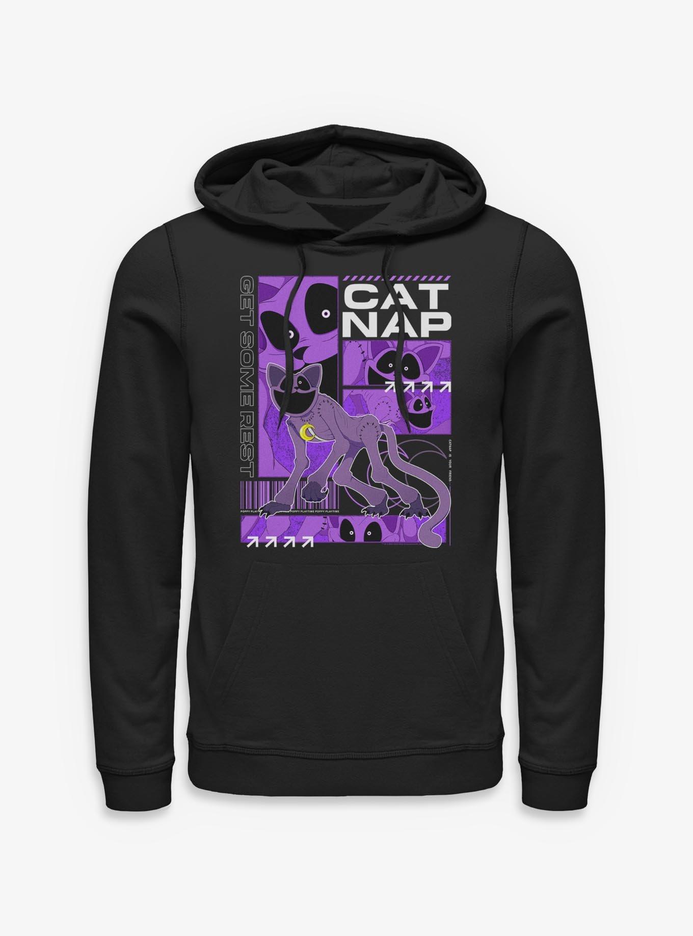 Poppy Playtime Catnap Is Your Friend Hoodie - BLACK | BoxLunch