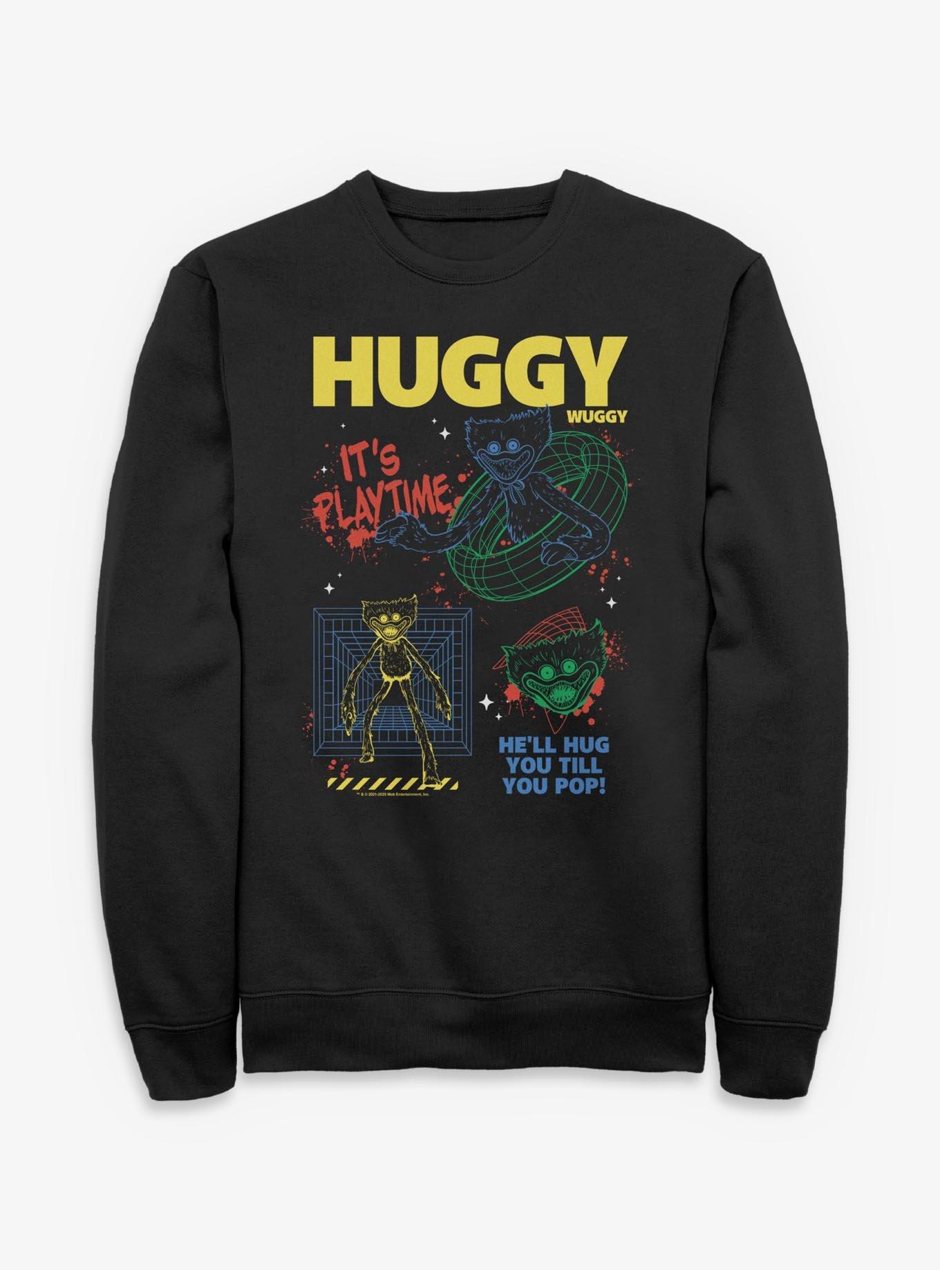 Poppy Playtime Huggy Wuggy Wants To Play Sweatshirt, , hi-res