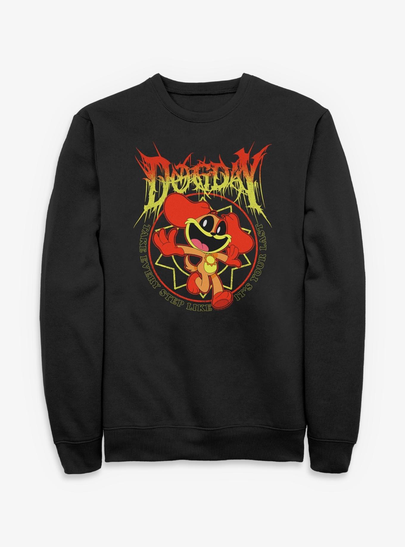 Poppy Playtime Dogday Enjoy Every Step Sweatshirt, BLACK, hi-res view 1