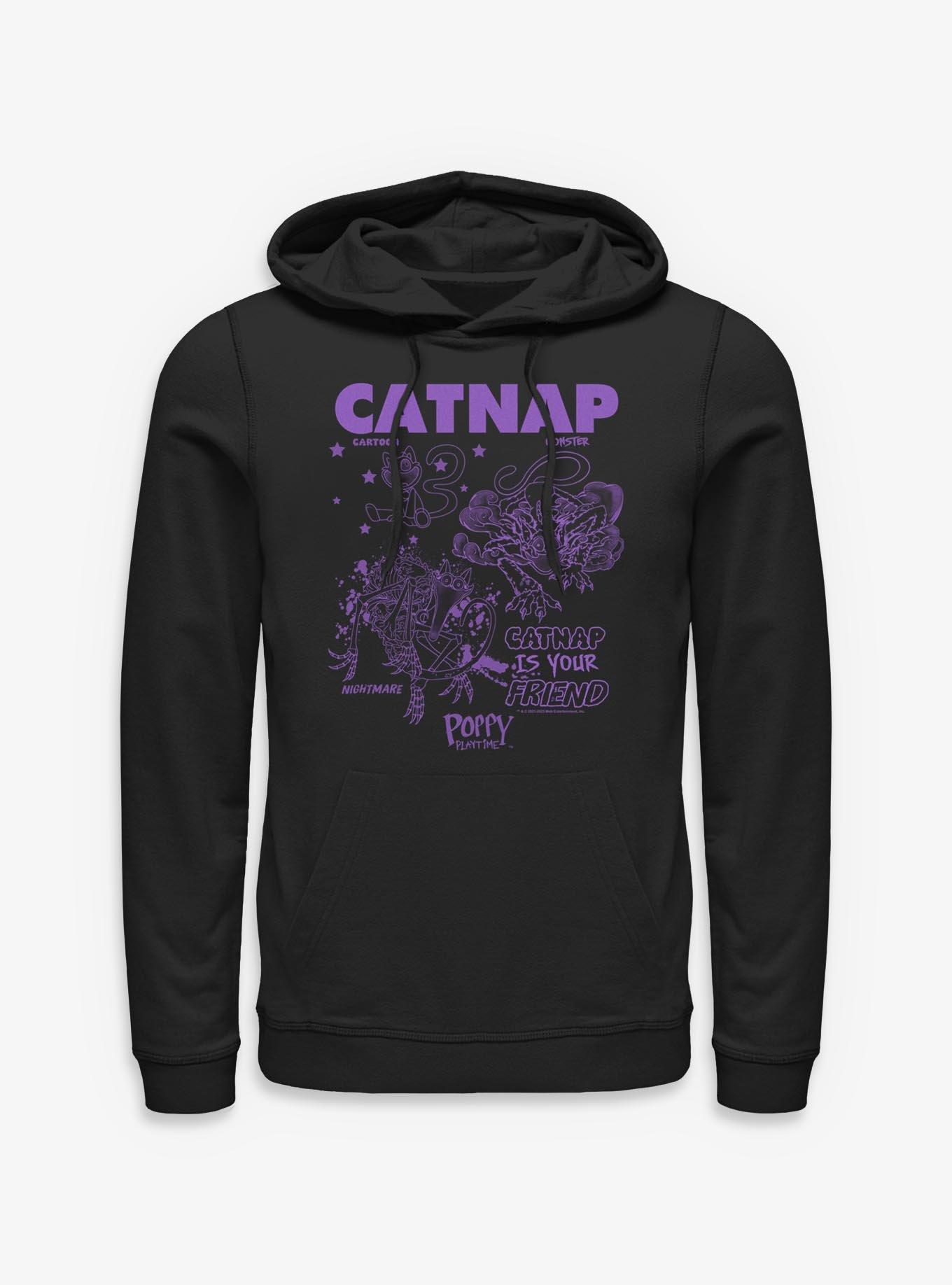Poppy Playtime Catnap Just Kitten Hoodie - BLACK | BoxLunch