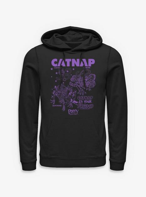 Poppy Playtime Catnap Just Kitten Hoodie - BLACK | BoxLunch