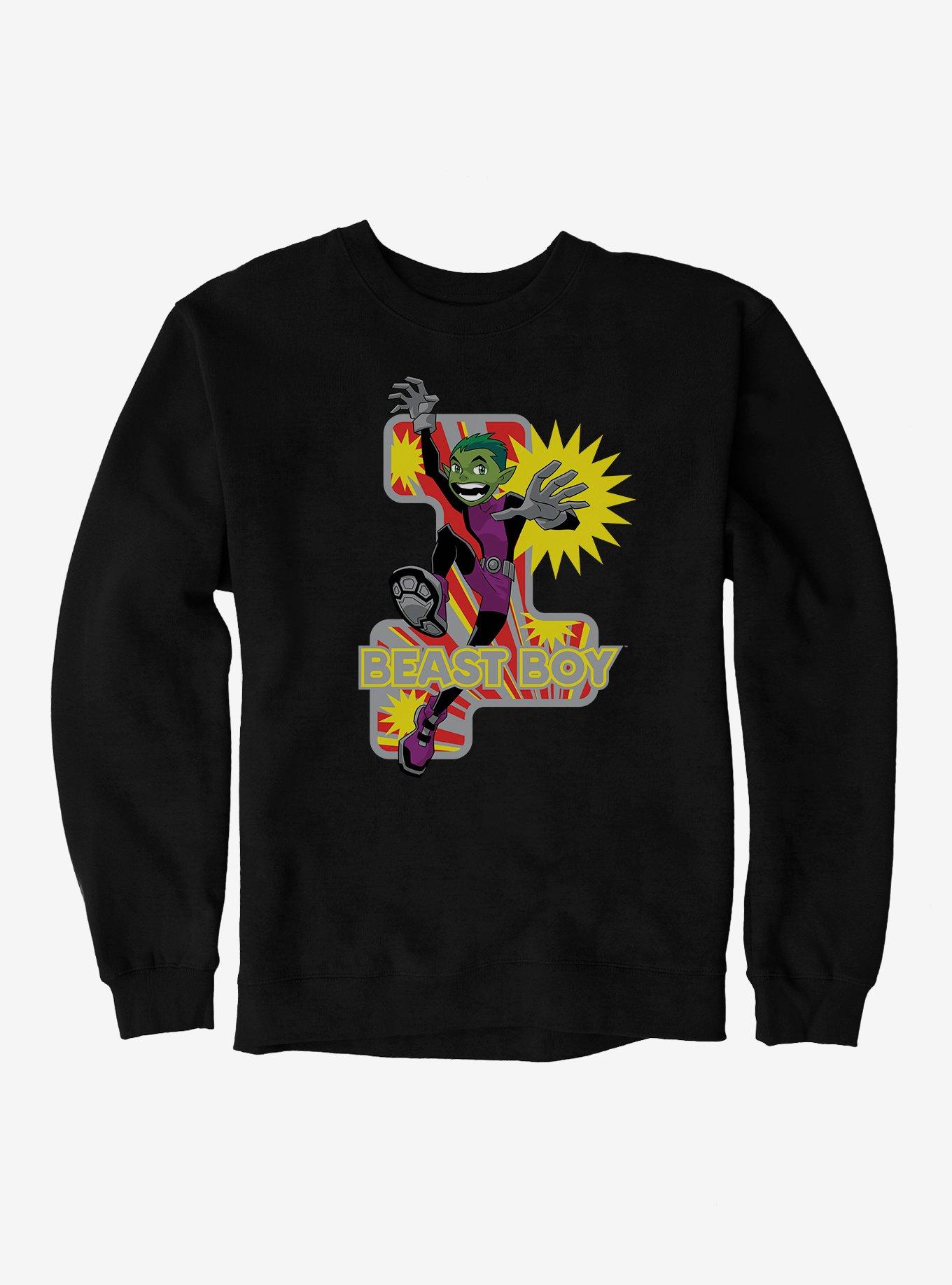 Teen Titans Beast Boy Sweatshirt, , hi-res