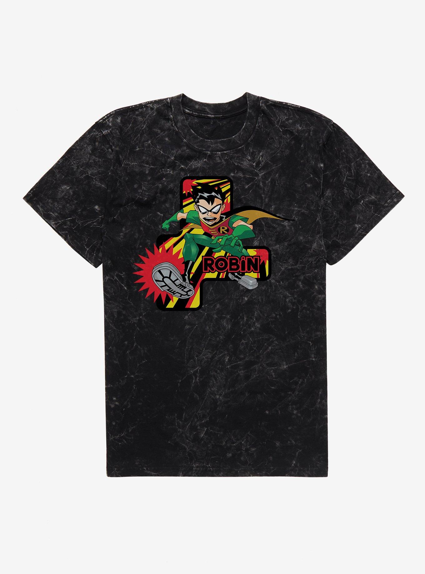 Teen Titans Robin Mineral Wash T-Shirt, , hi-res