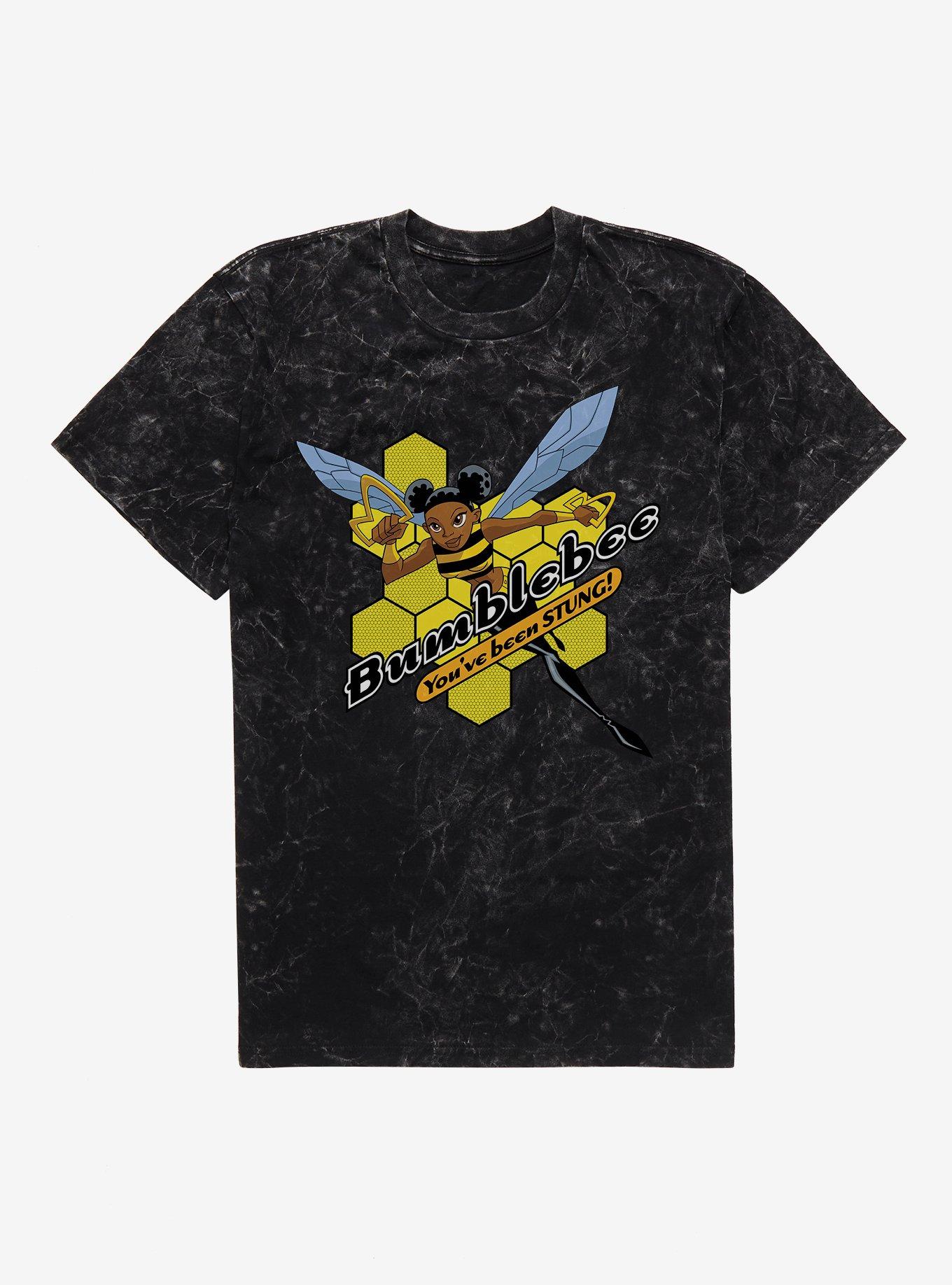 Teen Titans Bumblebee You've Been Stung! Mineral Wash T-Shirt, , hi-res