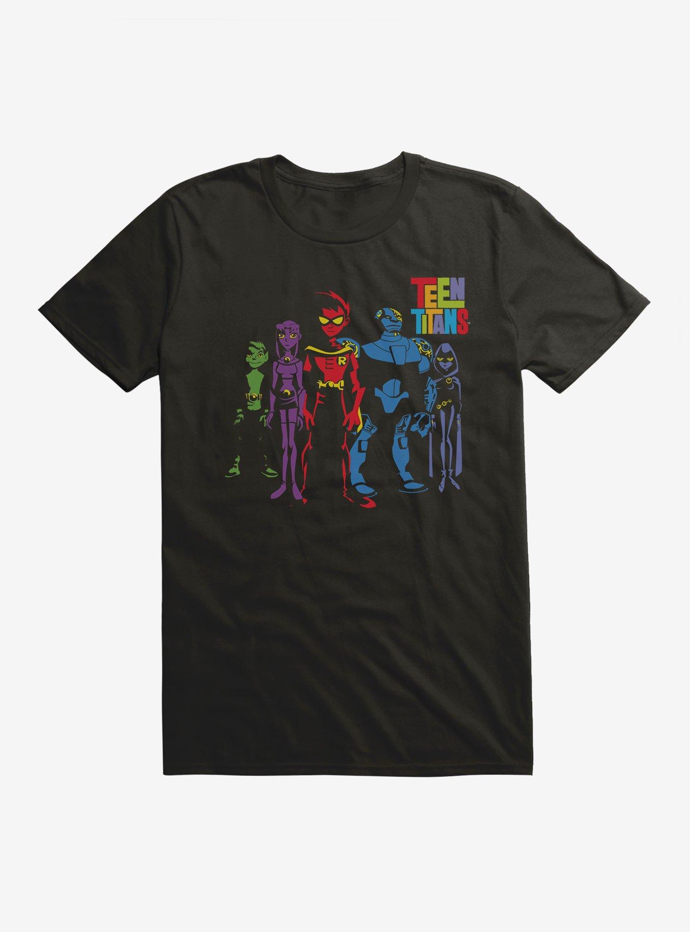 Teen Titans Team Shadow Group T-Shirt, , hi-res
