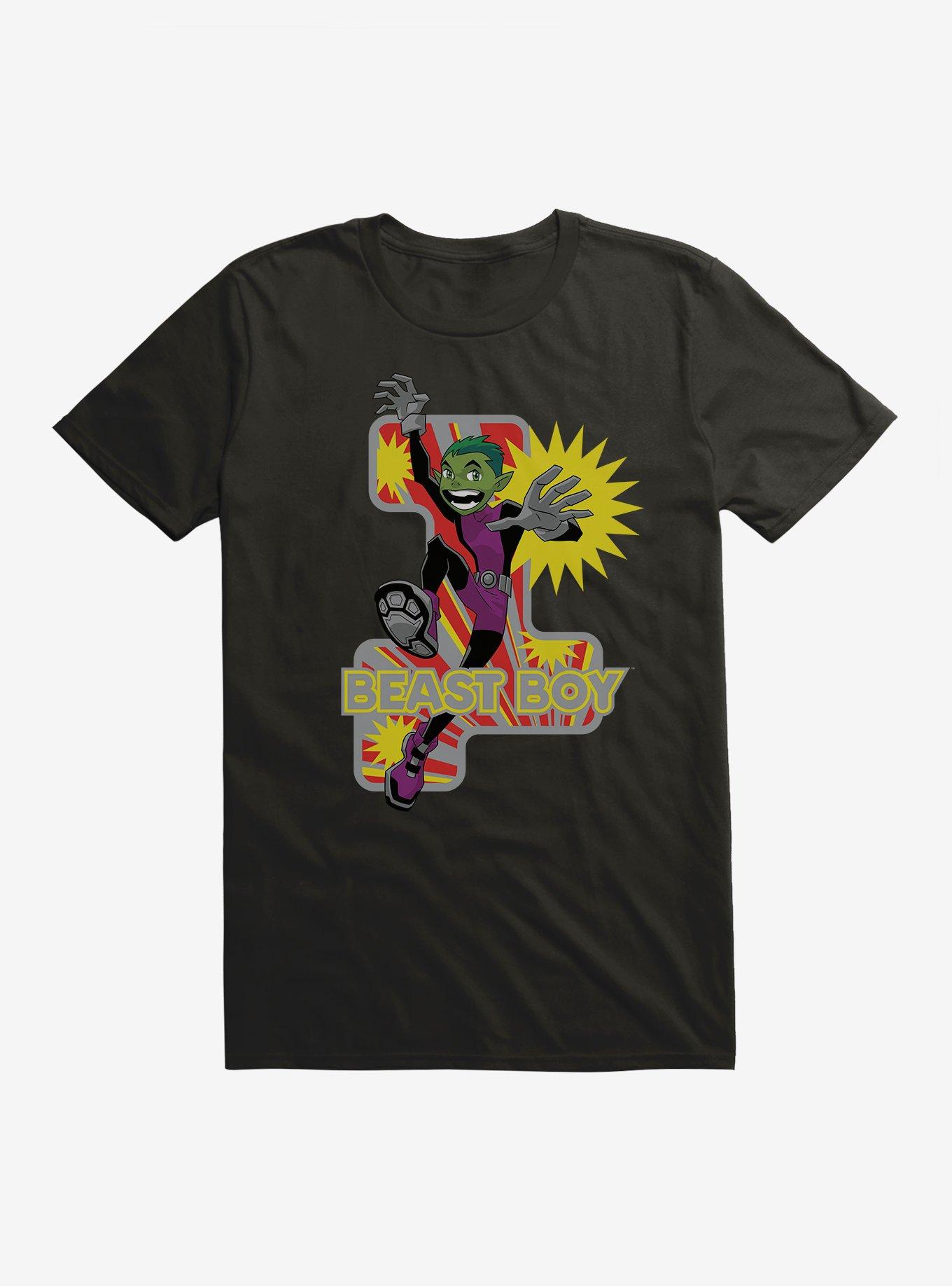 Teen Titans Beast Boy T-Shirt, BLACK, hi-res