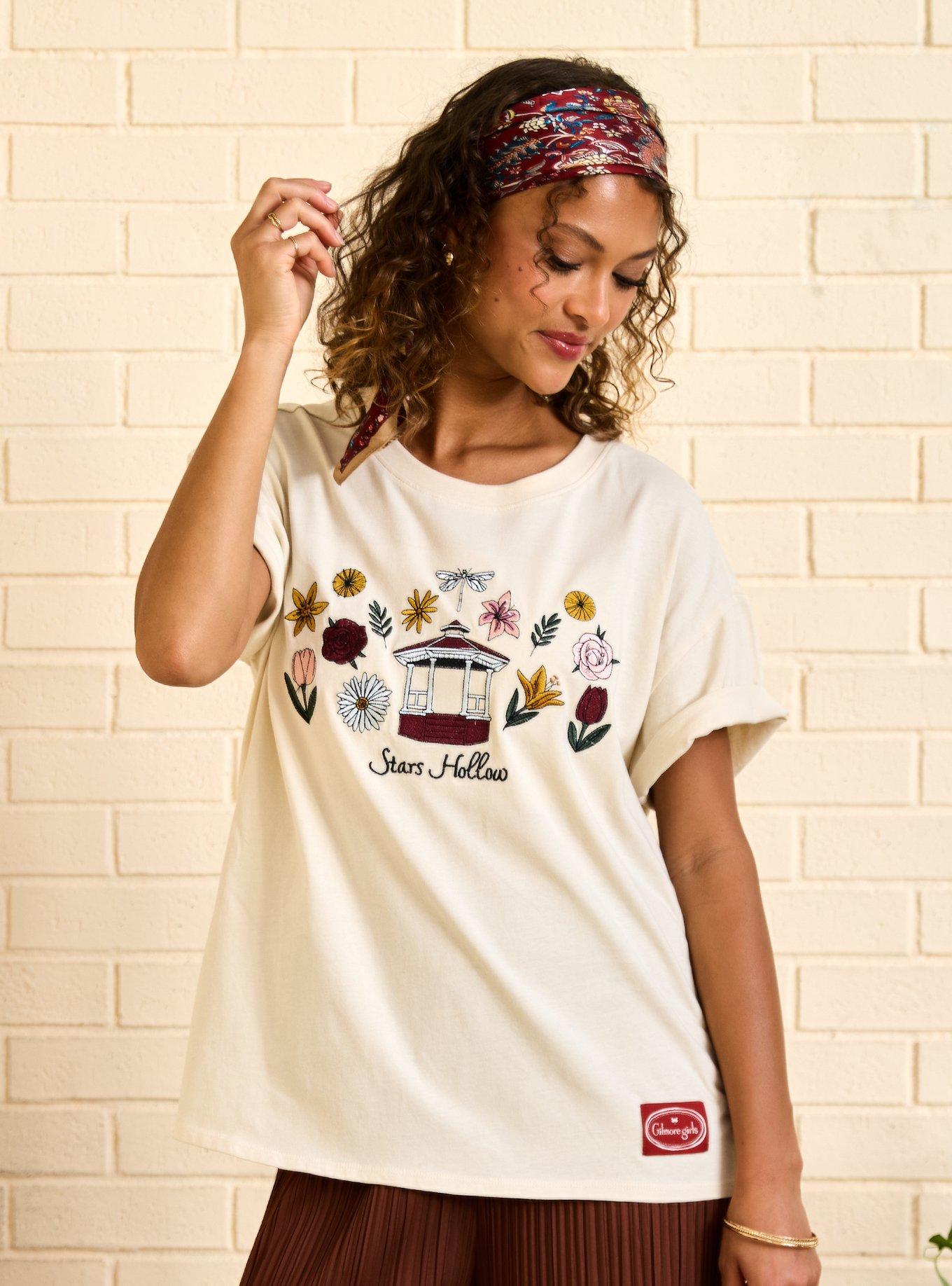 Gilmore Girls Stars Hollow Embroidered Women's T-Shirt - BoxLunch Exclusive