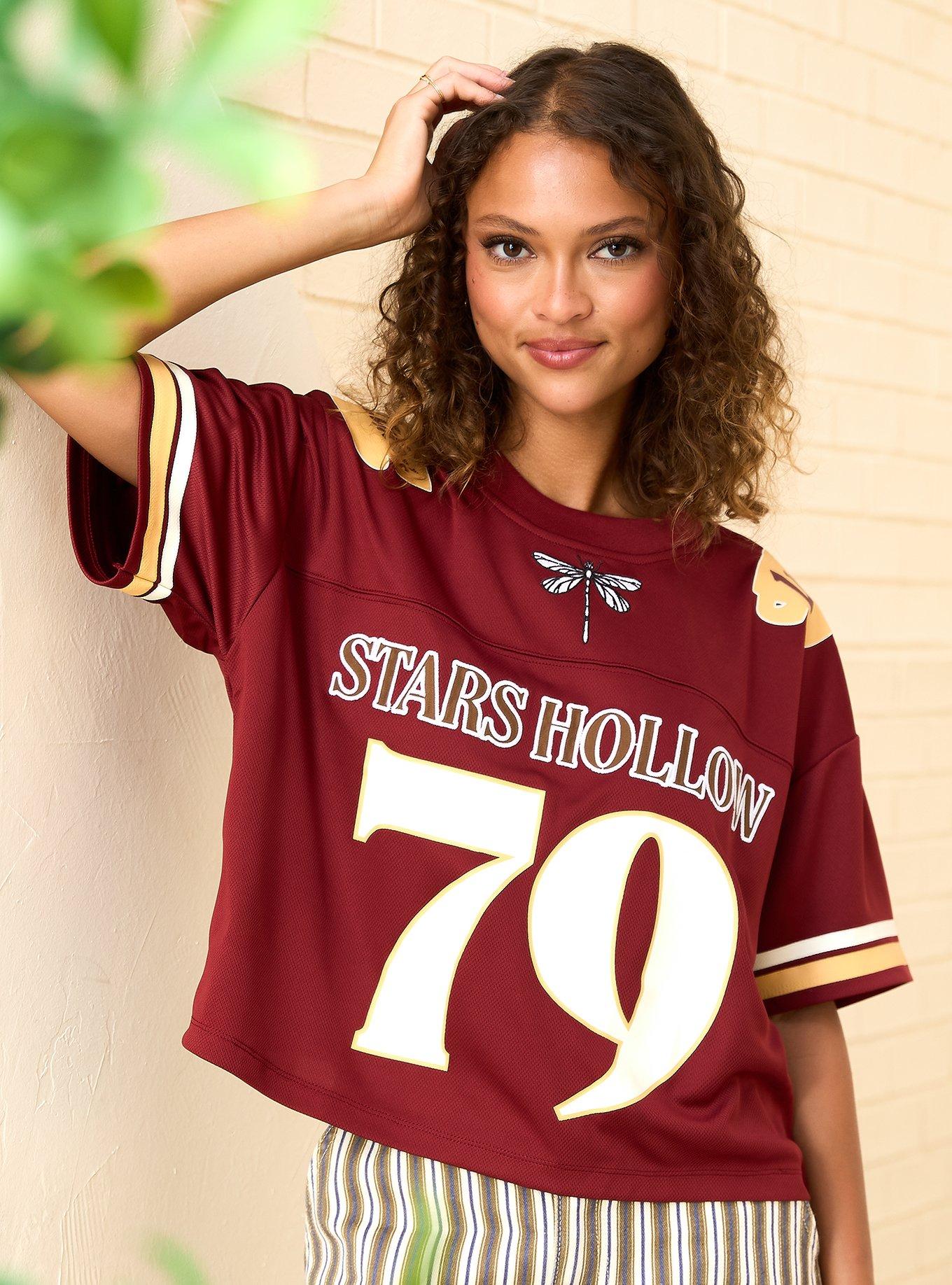 Gilmore Girls Stars Hollow Women's Cropped Football Jersey - BoxLunch Exclusive