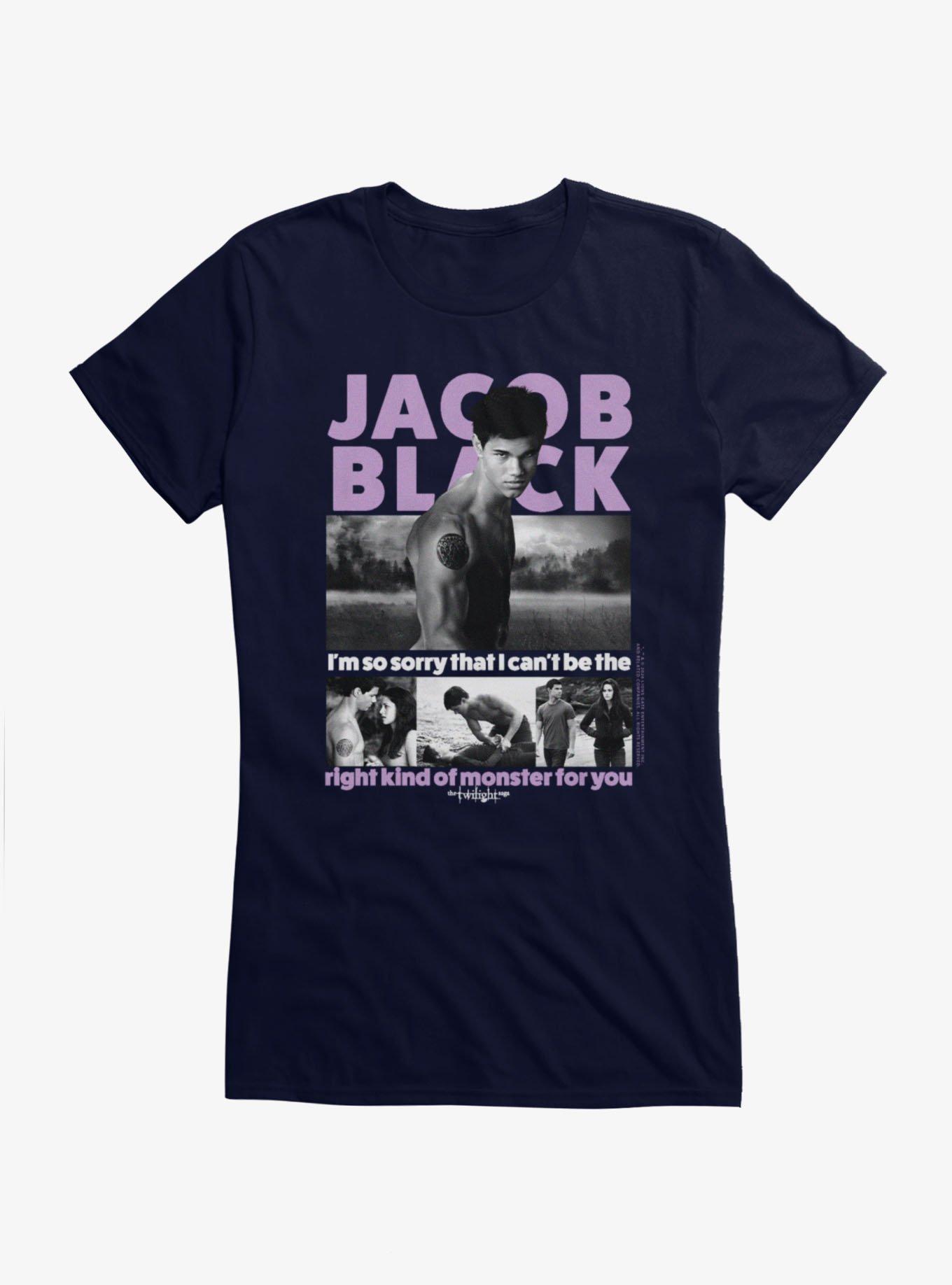 Twilight Jacob Black The Right Monster For You Girls T-Shirt, , hi-res