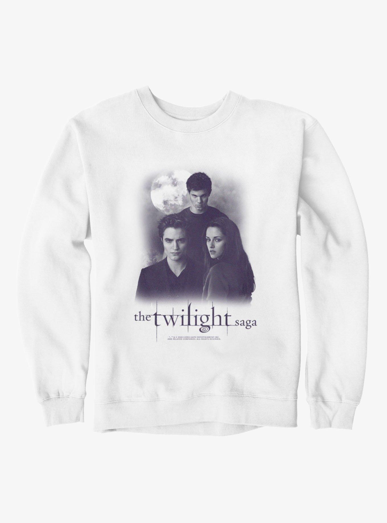 Twilight Saga Jacob Edward Bella Sweatshirt, WHITE, hi-res