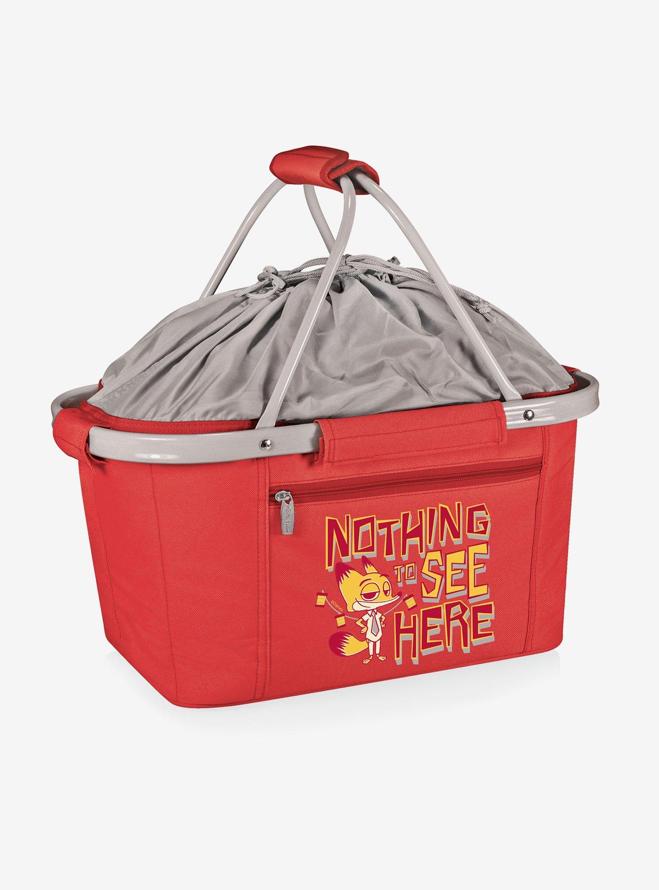 Zootopia Red Metro Basket Collapsible Cooler Tote, , hi-res