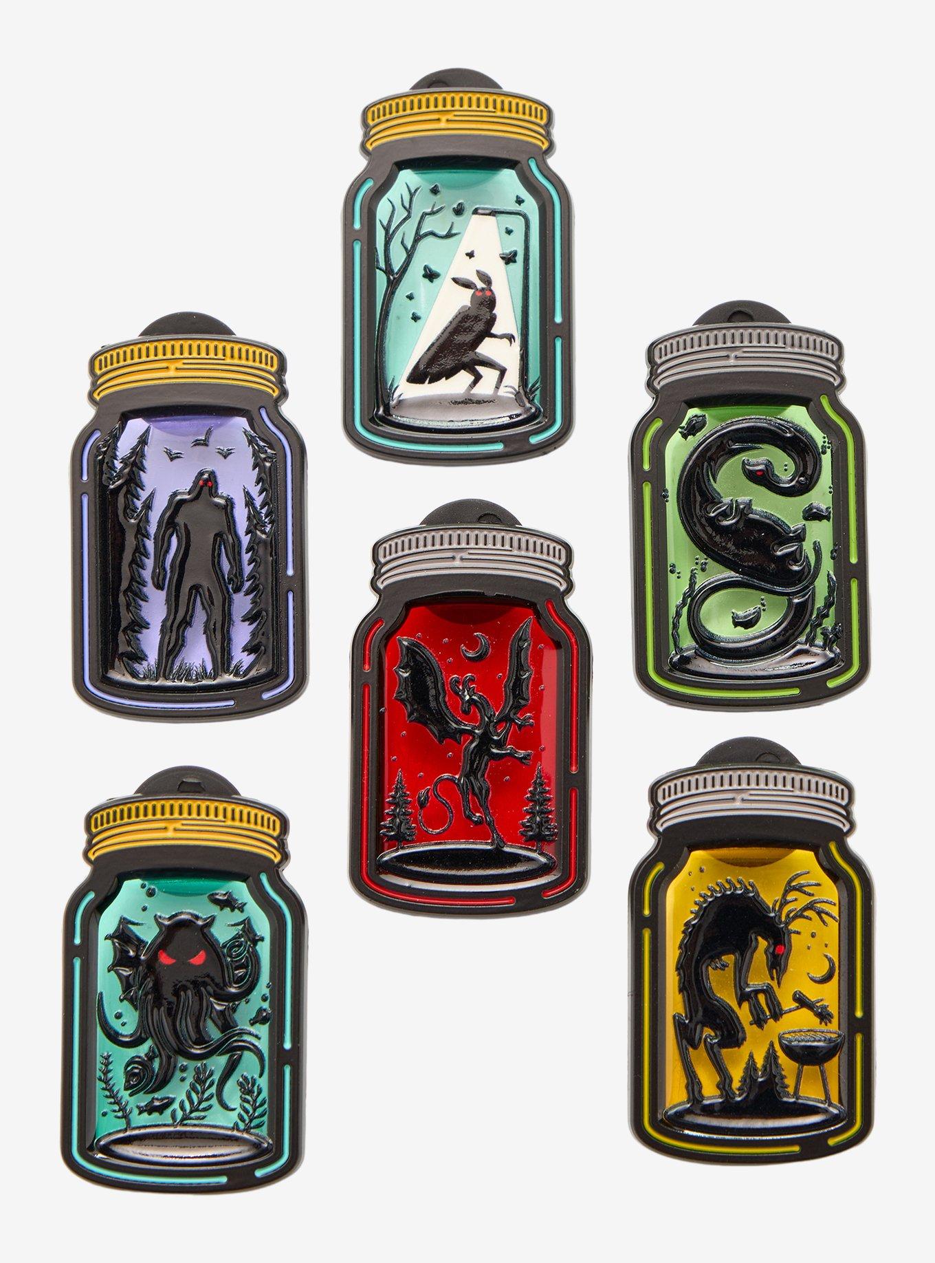 Cryptids In A Jar Blind Box Enamel Pin Hot Topic Exclusive, , hi-res