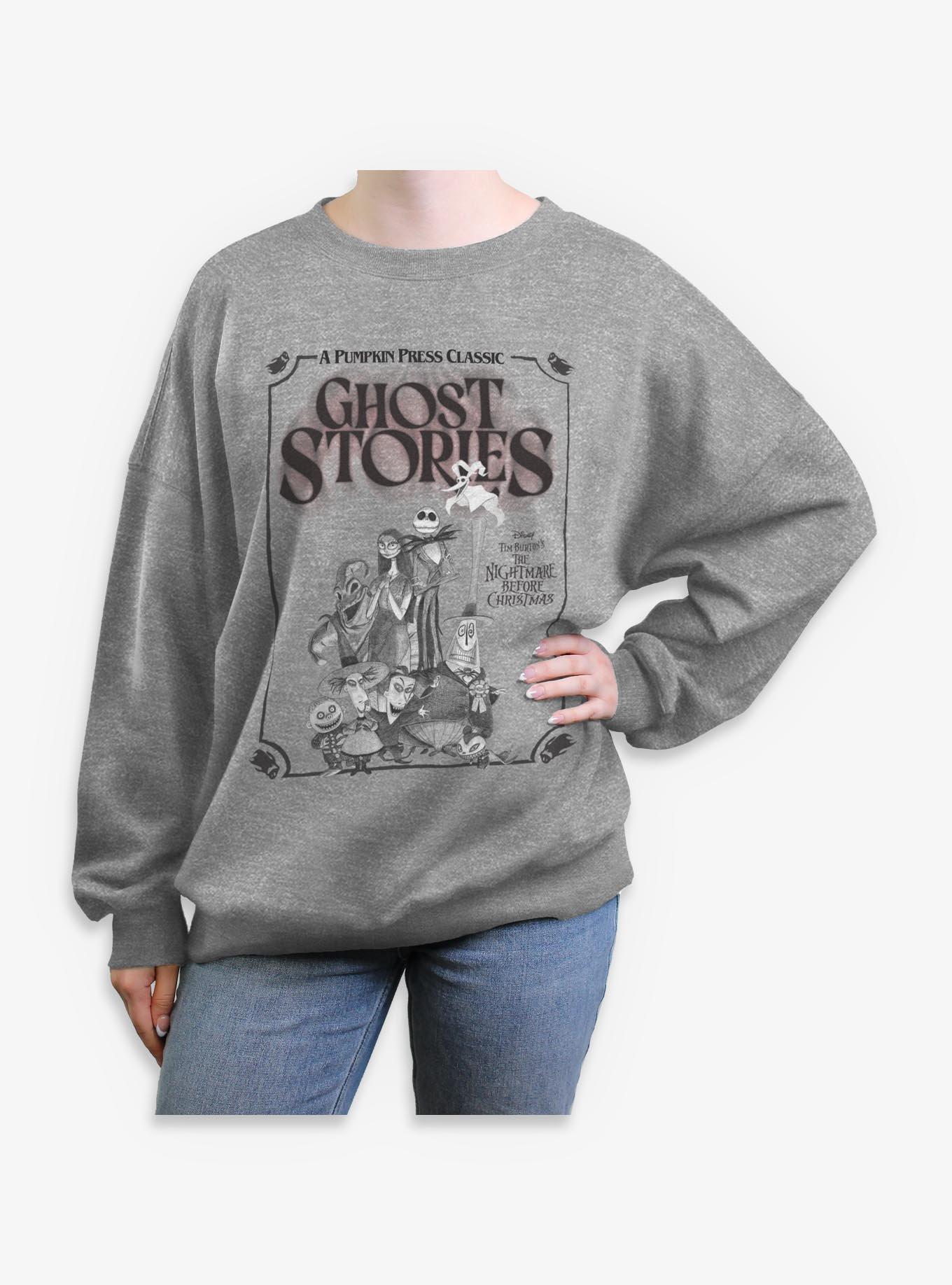 Disney The Nightmare Before Christmas Ghost Stories Classic Womens Oversized Sweatshirt, , hi-res