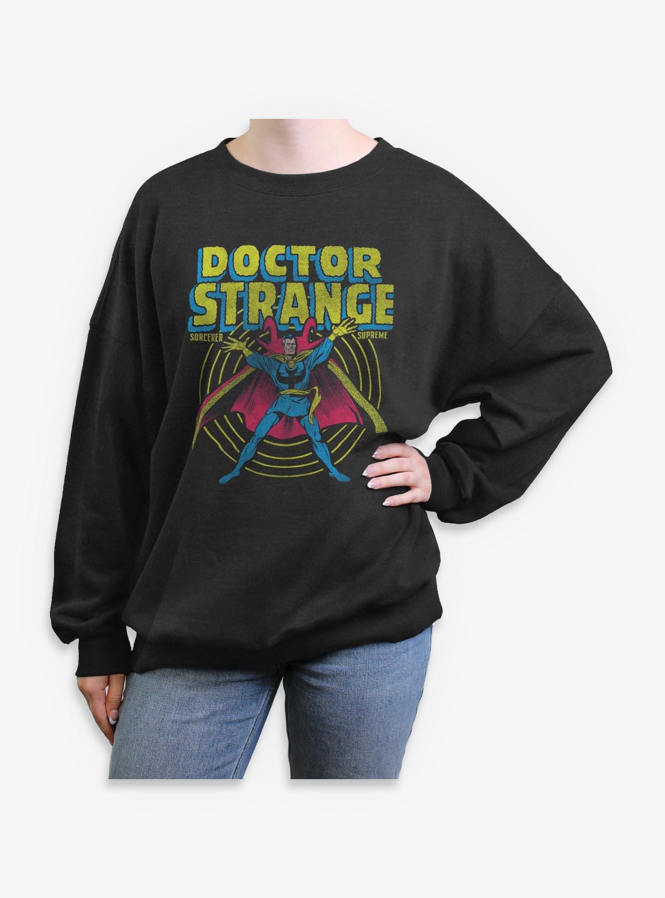 Marvel Doctor Strange Sorcerer Supreme Womens Oversized Sweatshirt, , hi-res