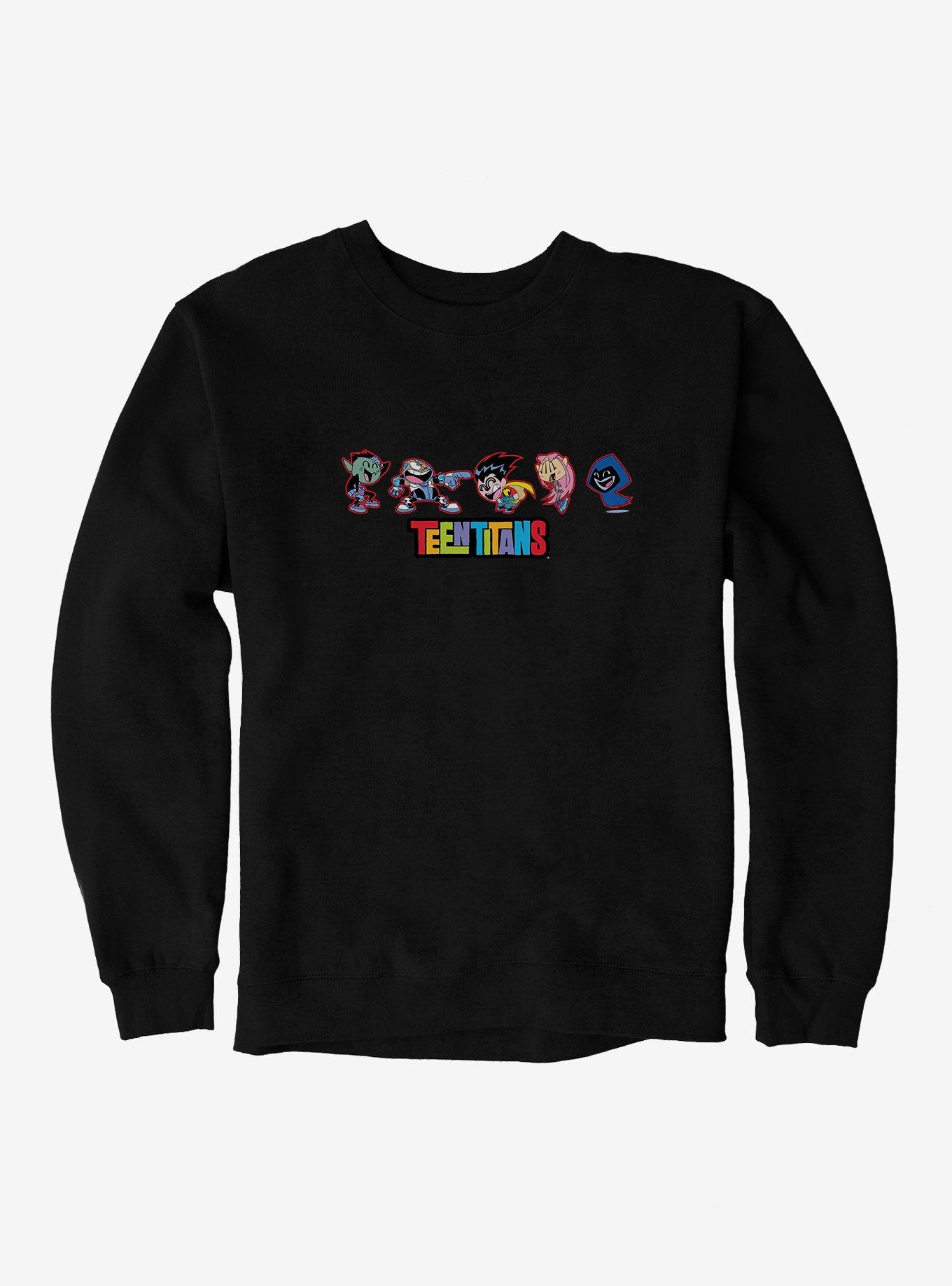 Teen Titans Team Laugh Sweatshirt, , hi-res