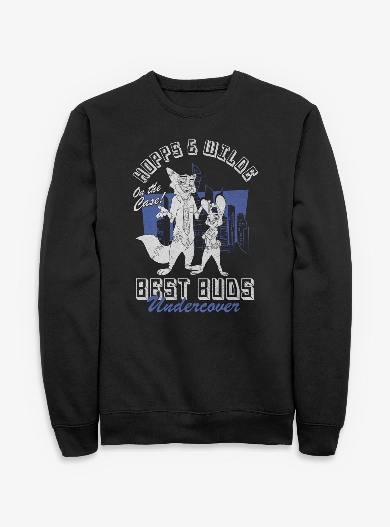 Disney Zootopia Hopps & Wilde Best Buds Sweatshirt, , hi-res