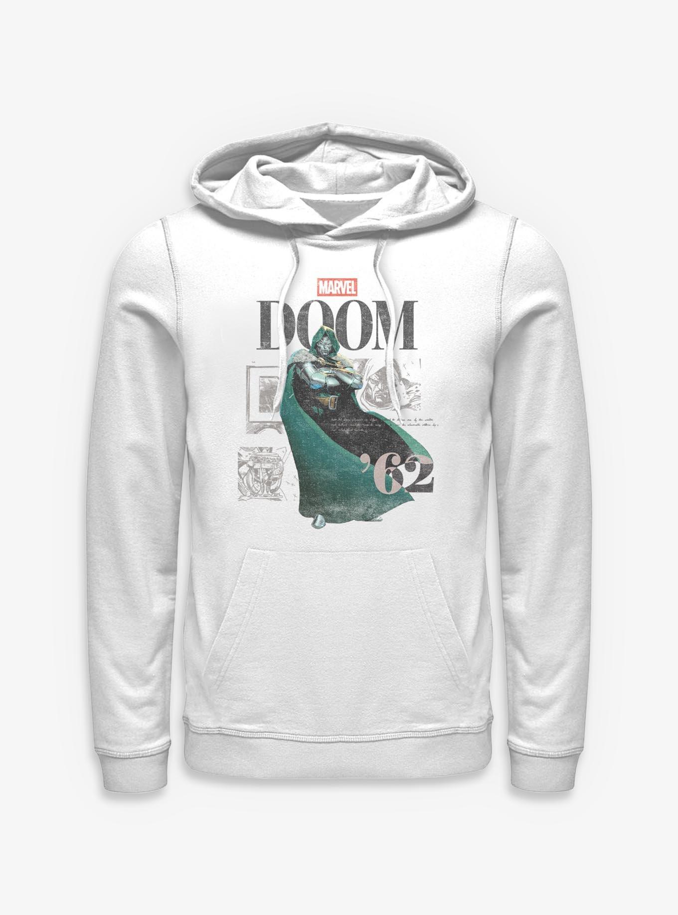Marvel Dr. Doom Scene Comic Collage Hoodie, , hi-res