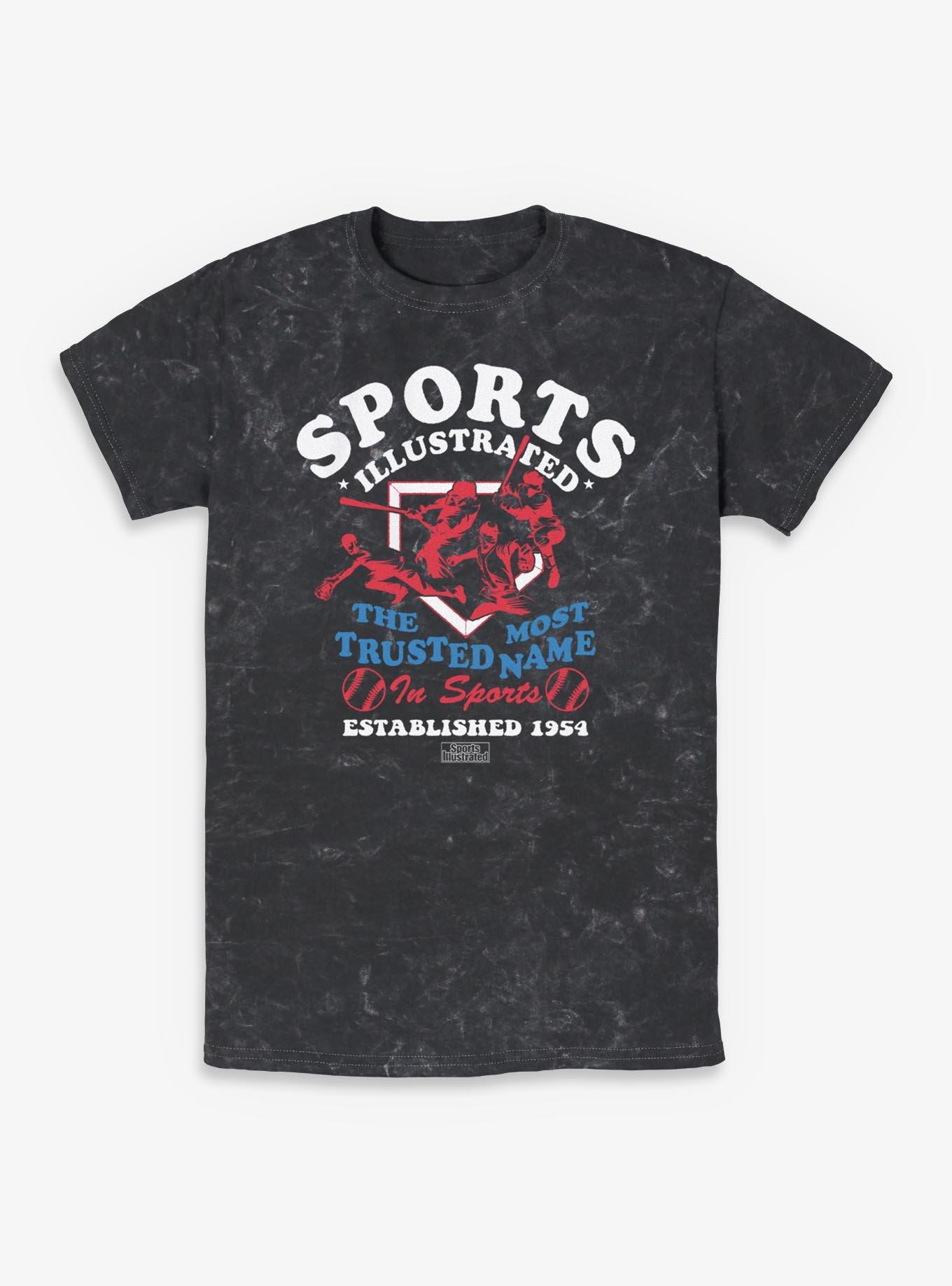 Sports Illustrated Most Trusted Name In Sports Baseball Mineral Wash T-Shirt, , hi-res