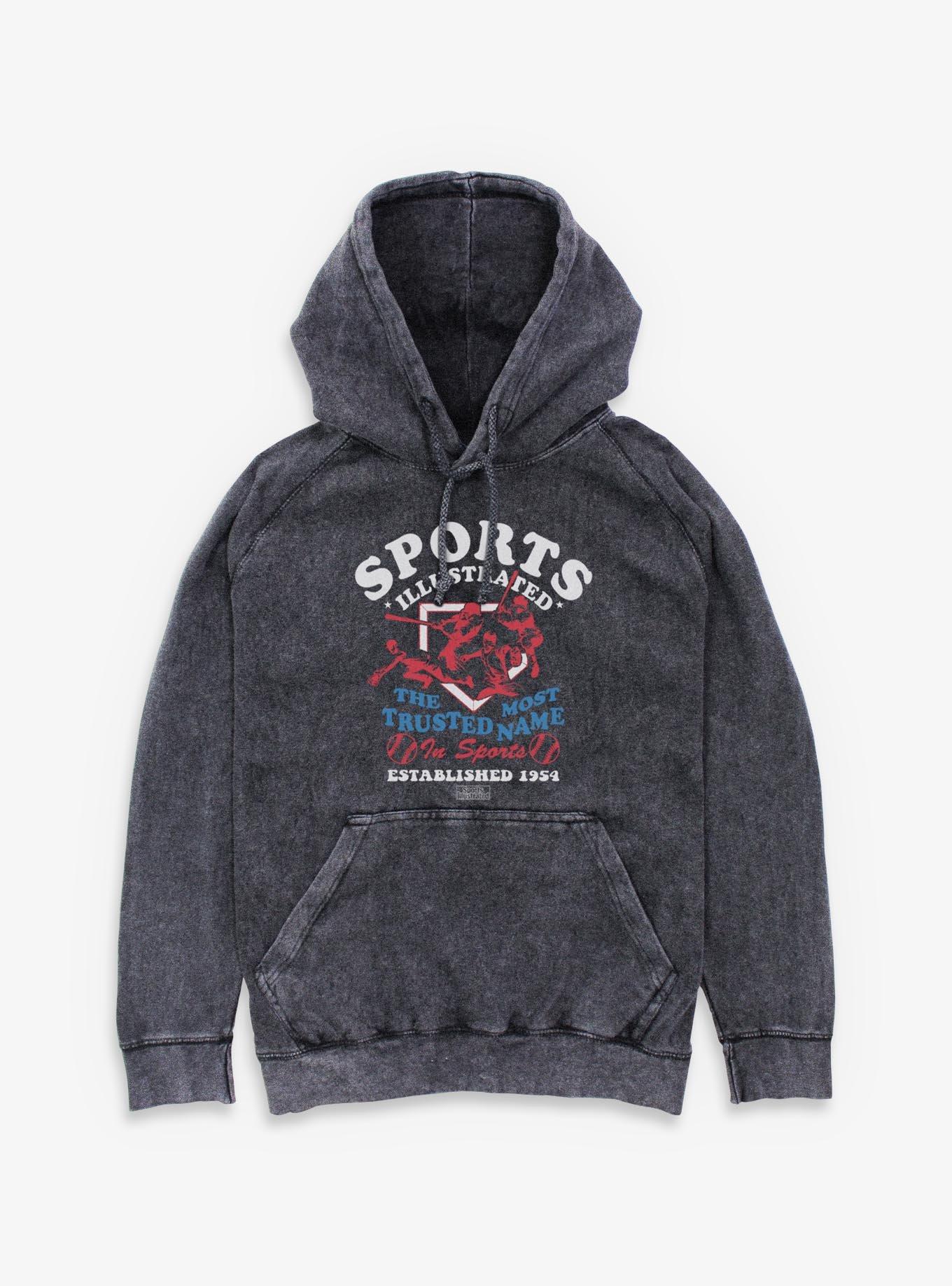 Sports Illustrated Most Trusted Name In Sports Baseball Mineral Wash Hoodie, , hi-res