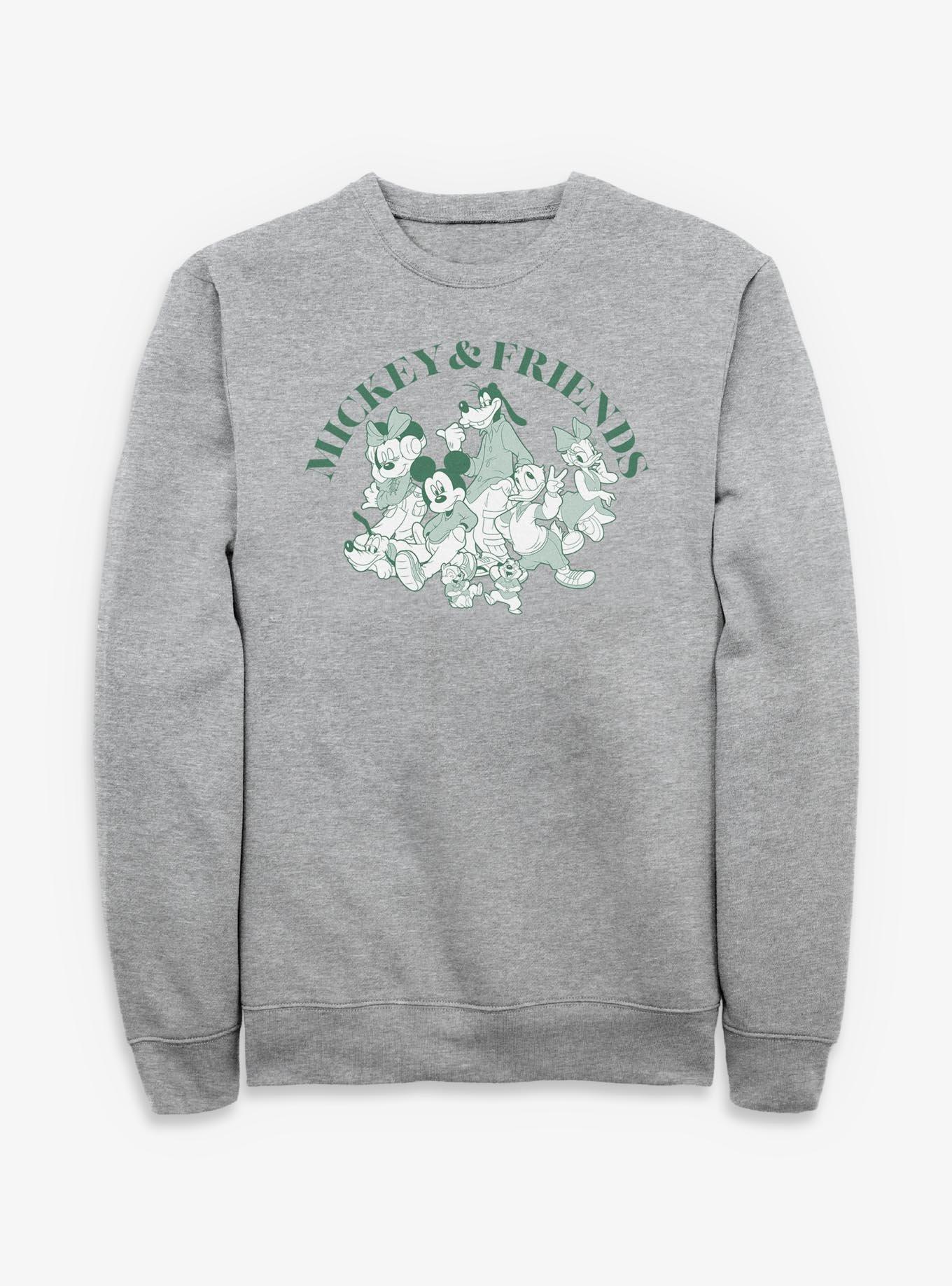 Disney Mickey Mouse Mickey & Friends Group Sweatshirt, ATH HTR, hi-res view 1