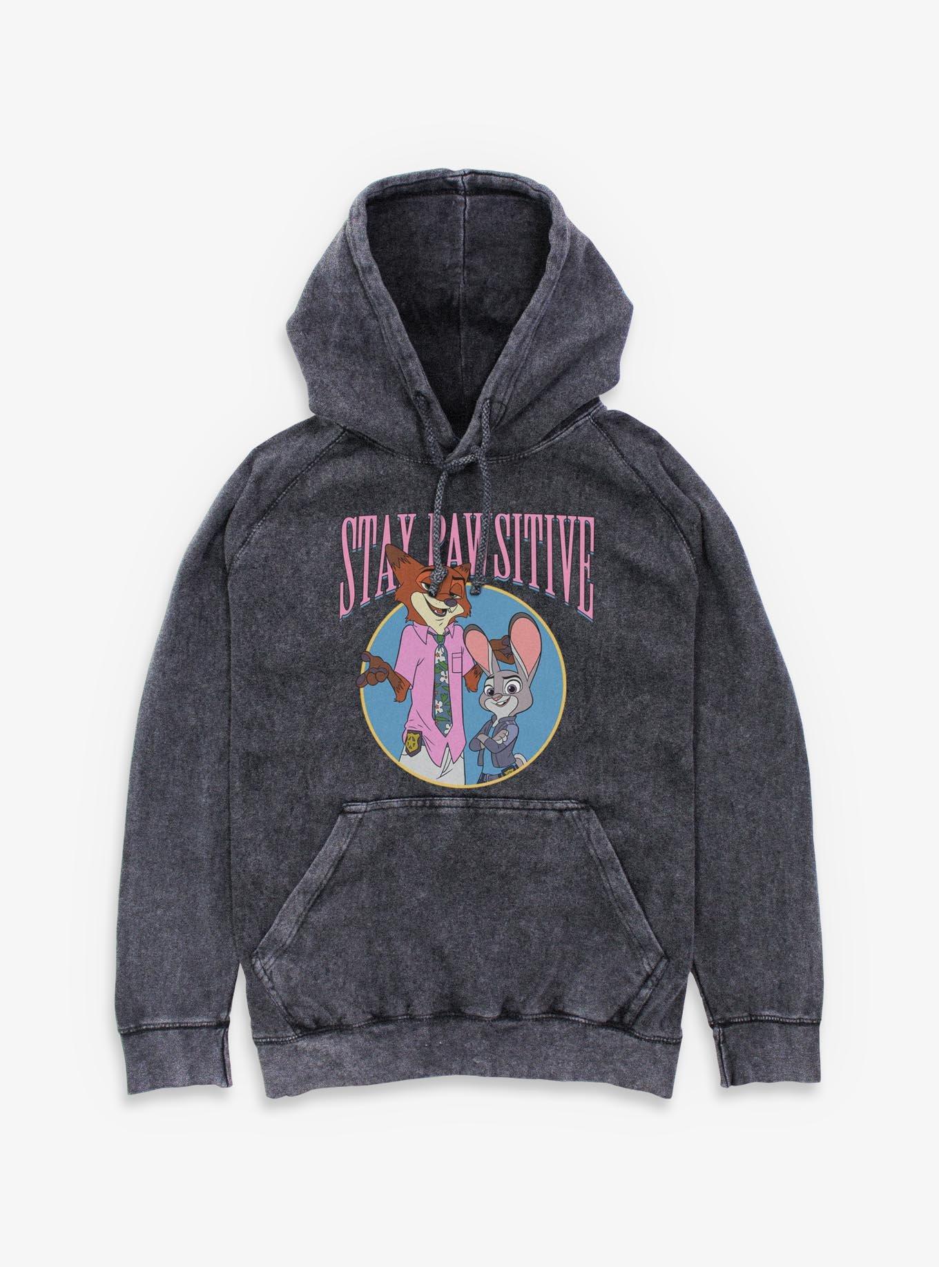 Disney Zootopia 2 Hopps Wilde Pawsitive Mineral Wash Hoodie, , hi-res