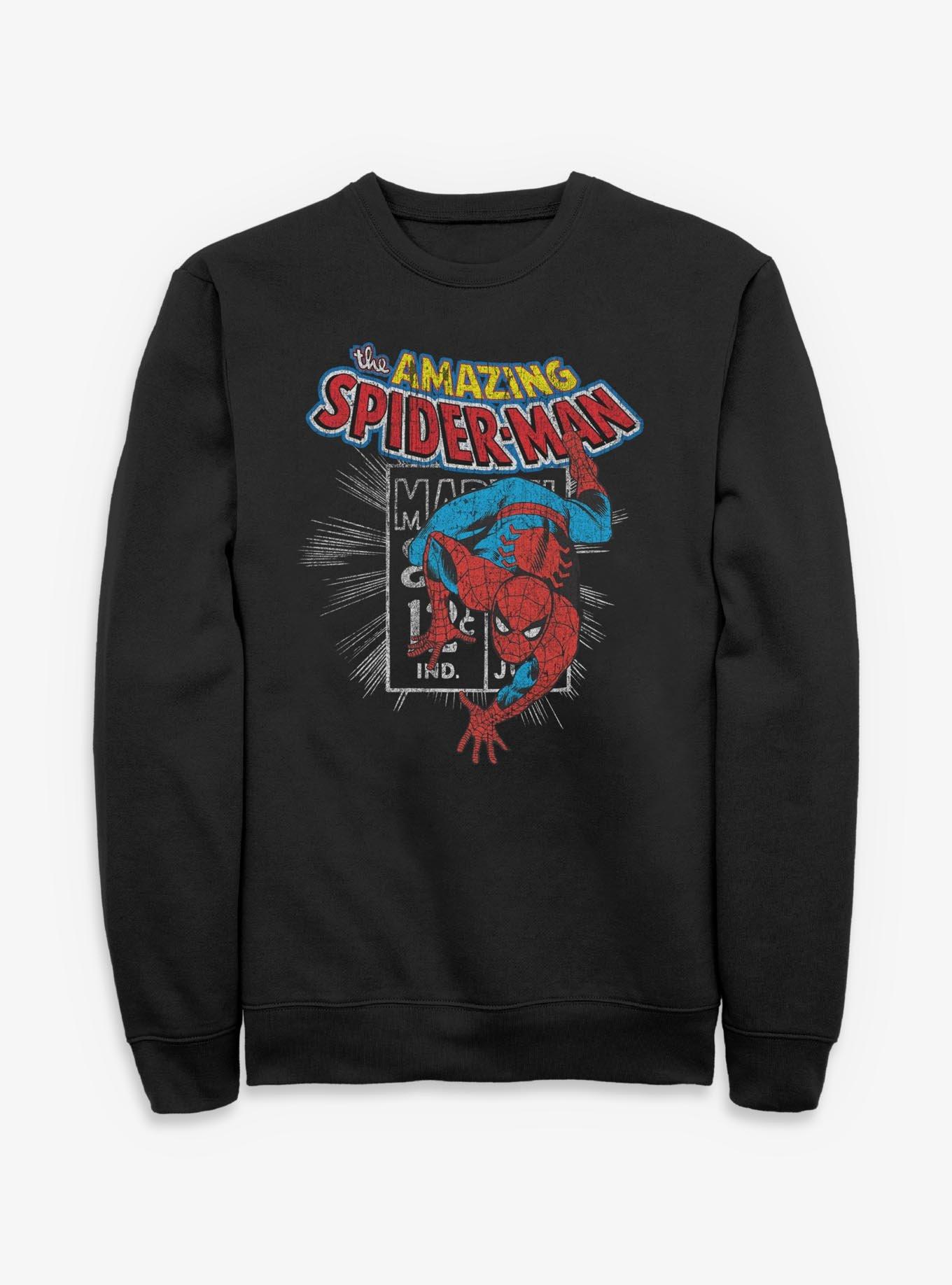 Marvel The Amazing Spiderman Stamp Sweatshirt, , hi-res