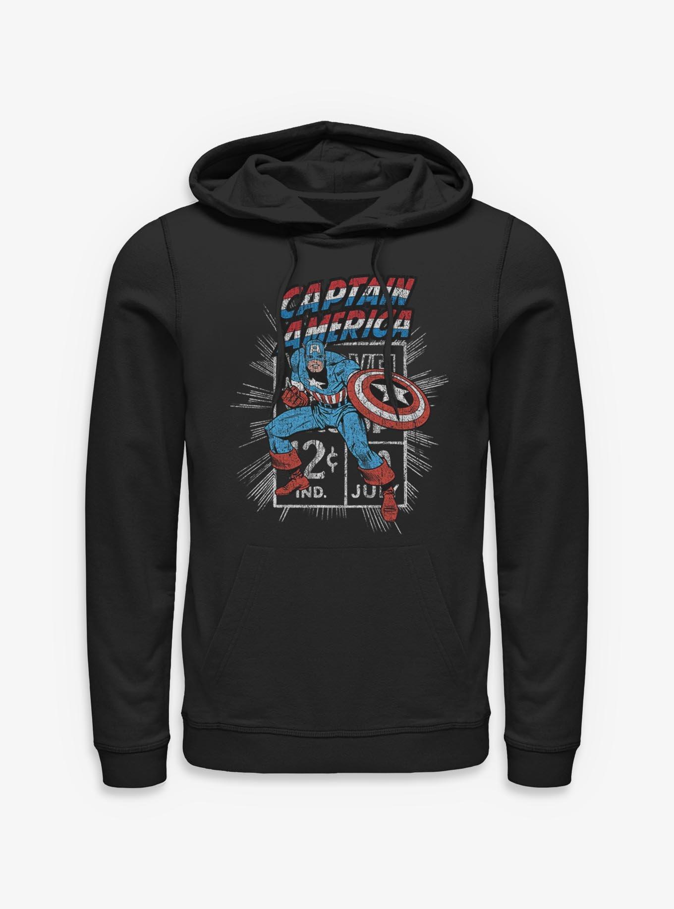 Marvel Captain America Stamp Hoodie, , hi-res
