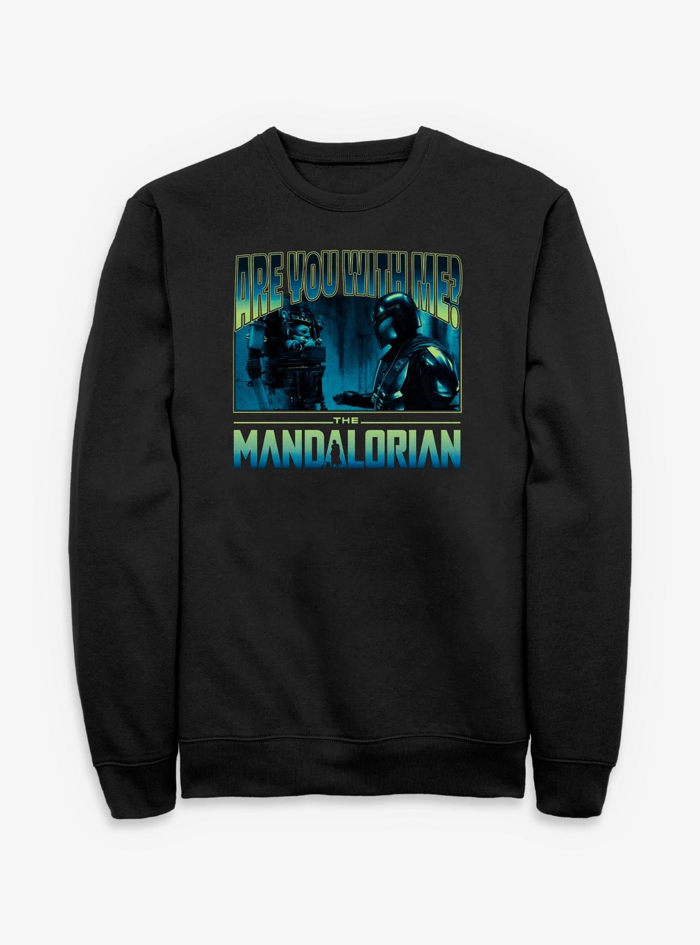 Star Wars The Mandalorian Are You With Me Grogu Sweatshirt, , hi-res