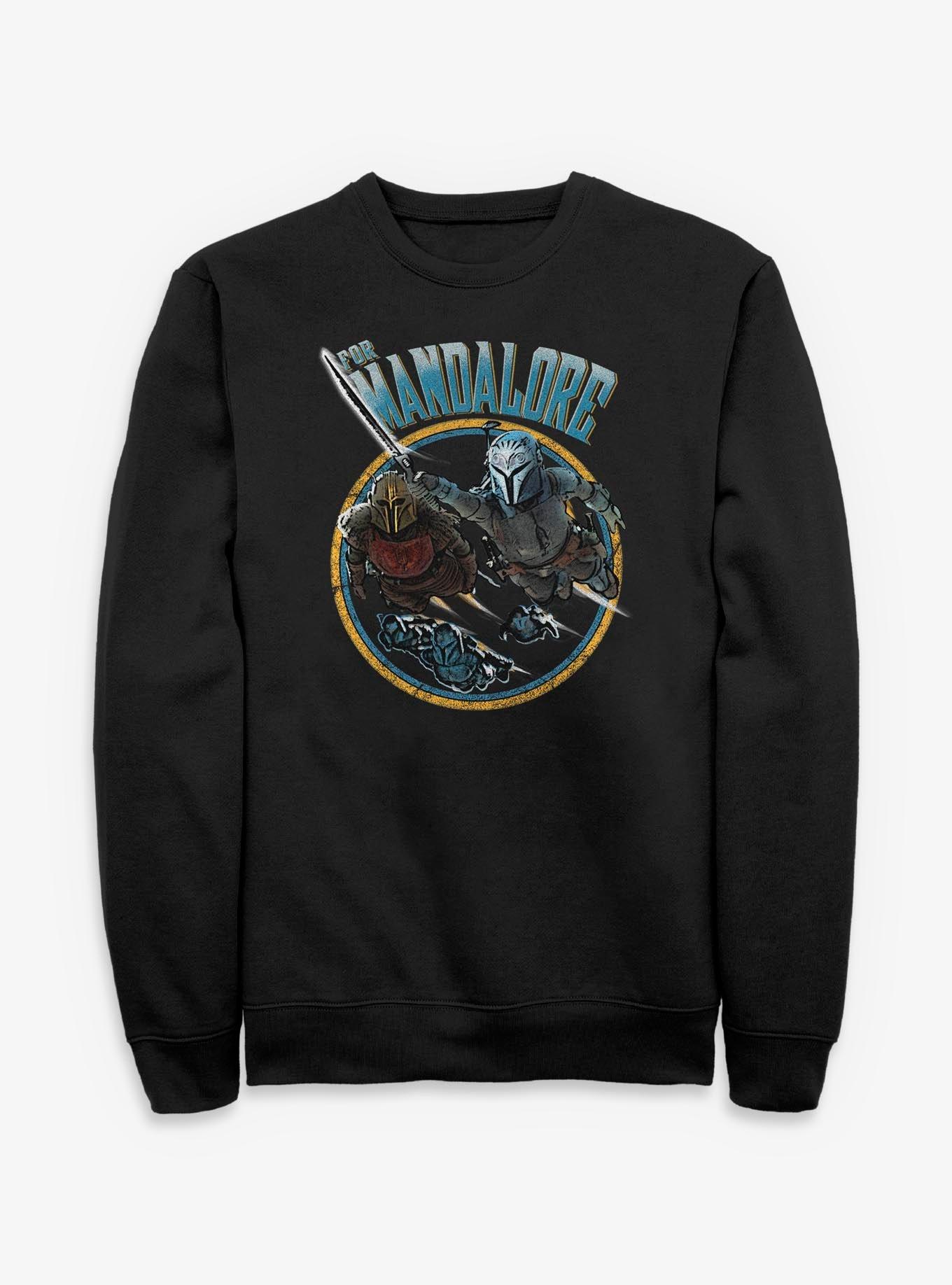 Star Wars The Mandalorian For Mandalore Badge Sweatshirt, , hi-res