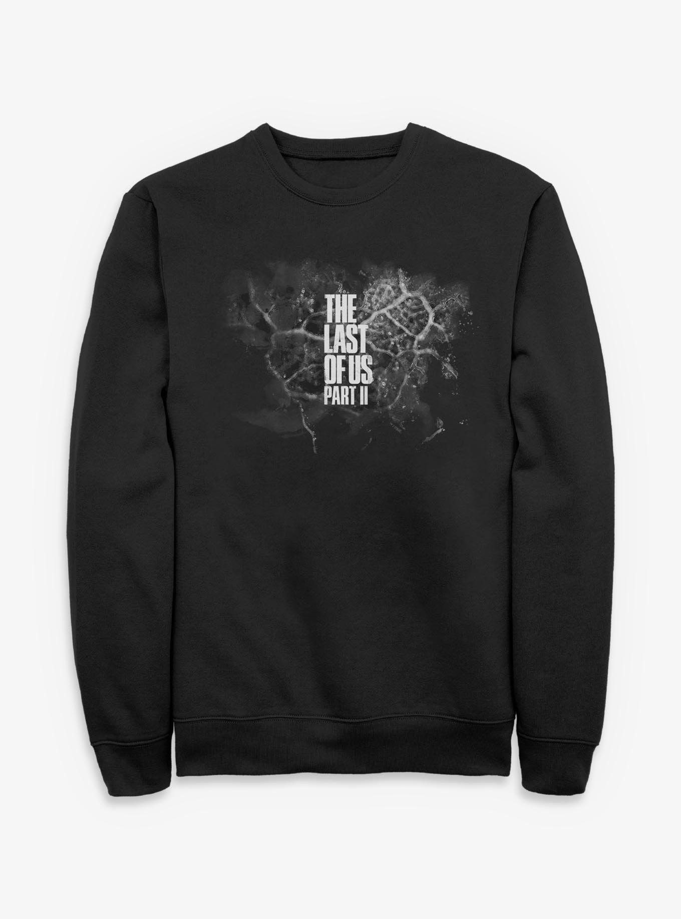 The Last Of Us Part II Logo Cordyceps Monochrome Sweatshirt, , hi-res