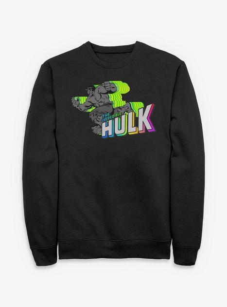 Marvel The Incredible Hulk Visuals Sweatshirt - BLACK | BoxLunch