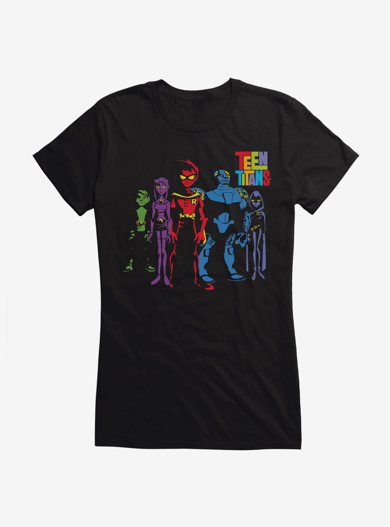 Teen Titans Team Shadow Group Girls T-Shirt, , hi-res