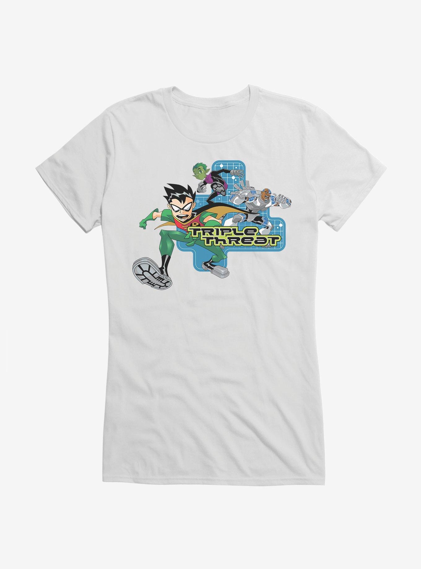 Teen Titans Triple Threat Girls T-Shirt, , hi-res