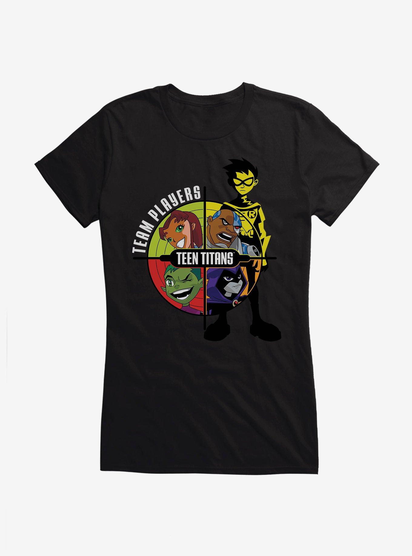 Teen Titans Team Players Girls T-Shirt, , hi-res