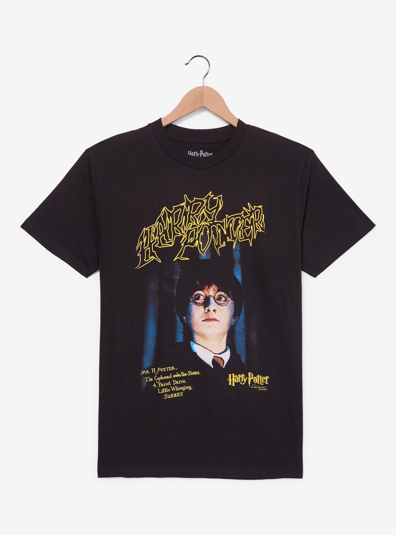 Harry Potter Lightning Title T-Shirt &mdash; BoxLunch Exclusive, , hi-res